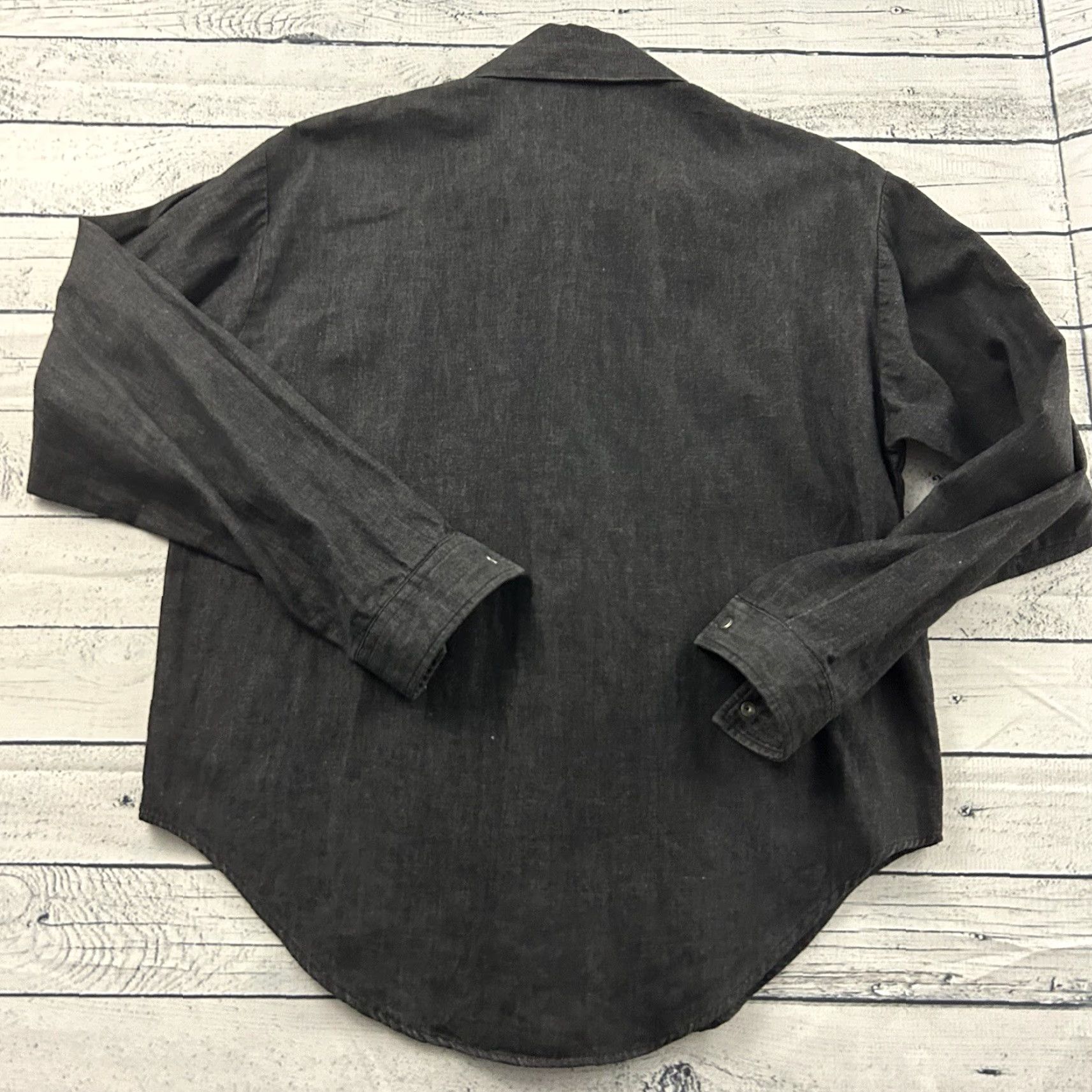 Vintage Panhandle Slim Jeweled Long Sleeve Button-Up Shirt Women's Small Black Size S / US 4 / IT 40 - 5 Thumbnail
