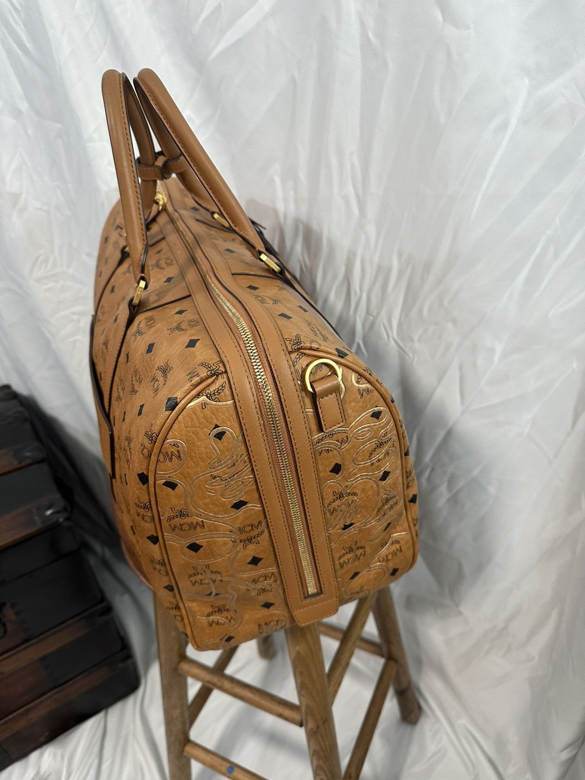 Bape × MCM Mcm x Bape Duffle Size ONE SIZE - 11 Thumbnail