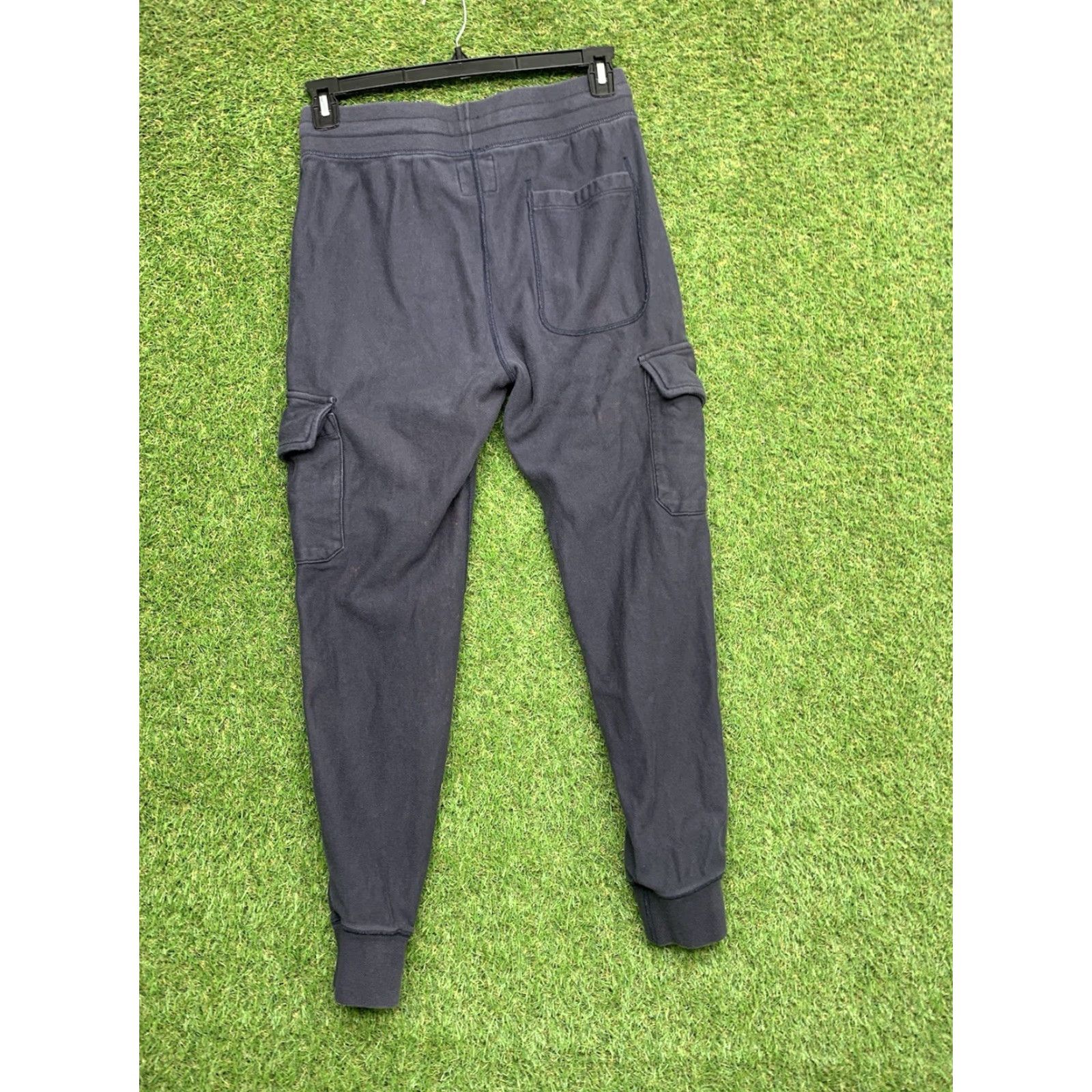 Todd Snyder TODD SNYDER Champion Utility Cargo Sweatpants Mens Small Blue Joggers Athletic Casual Size US 29 - 2 Thumbnail