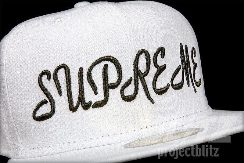 New Era SS23 SUPREME SCRIPT NEW ERA CAP HAT WHITE SIZE 8 2023 Size ONE SIZE - 2 Thumbnail