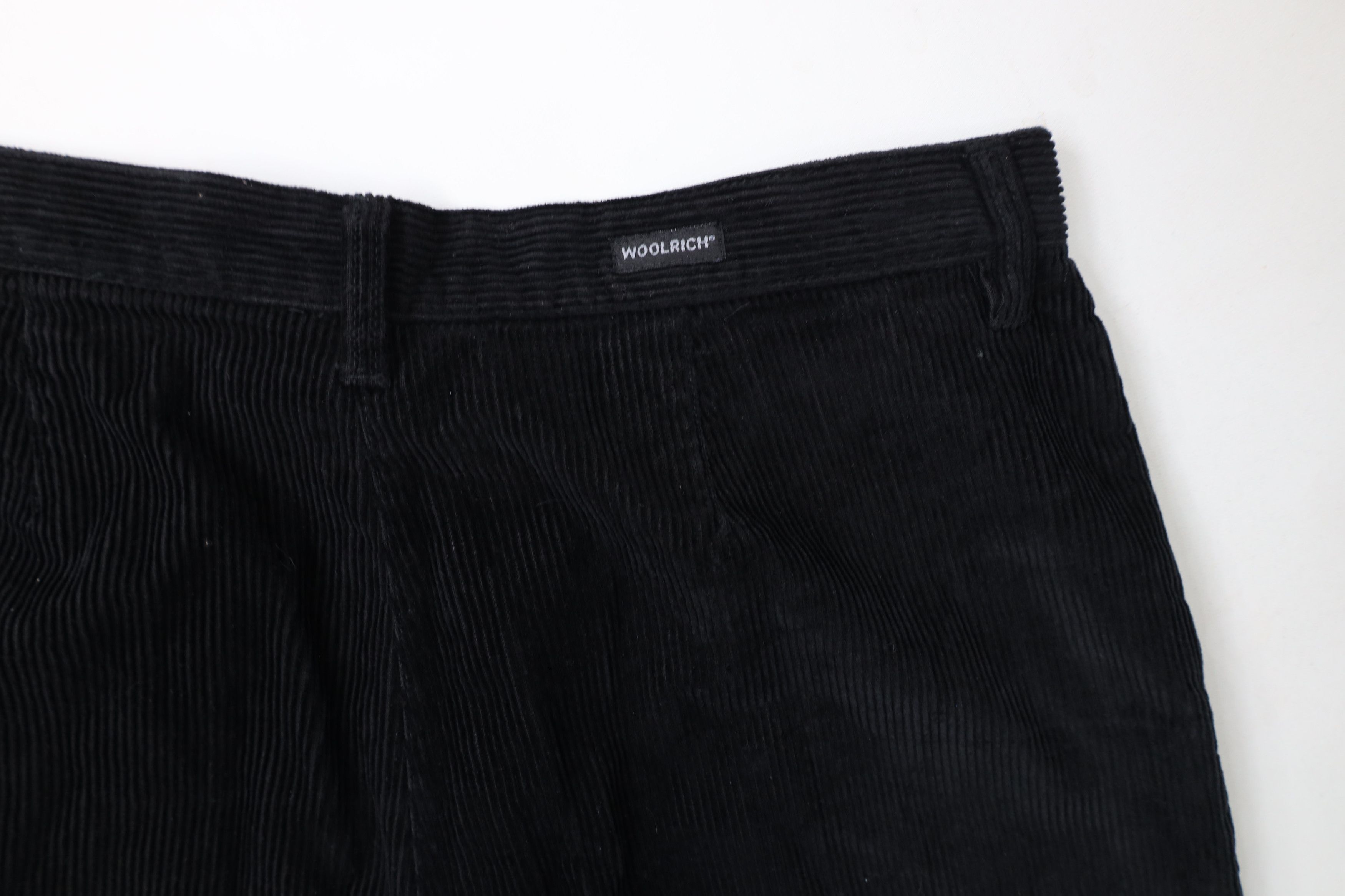 Vintage × Woolrich Woolen Mills Vintage 90s Woolrich Tapered Leg Corduroy Pants Black Size 36" / US 14 / IT 50 - 12 Thumbnail