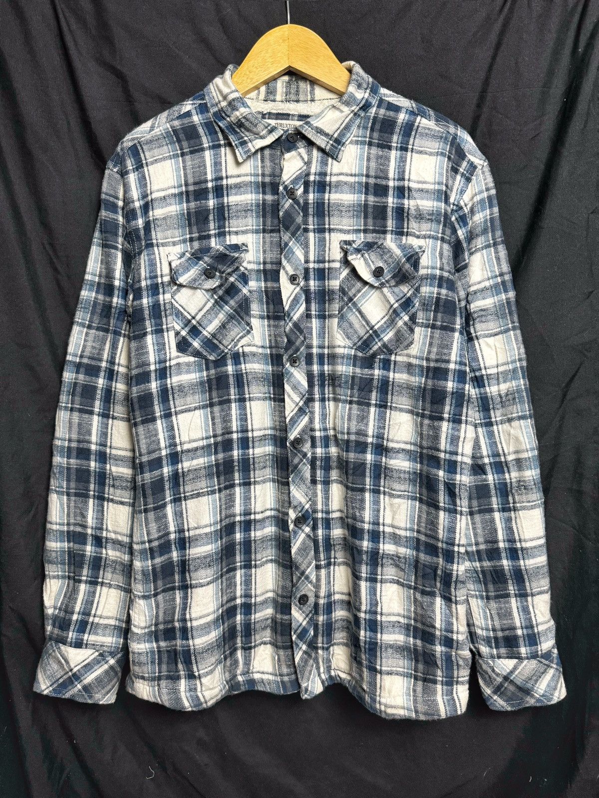 Hysteric Glamour × If Six Was Nine × Japanese Brand Thruxton Sherpa Flannel Button Size US L / EU 52-54 / 3 - 1 Thumbnail