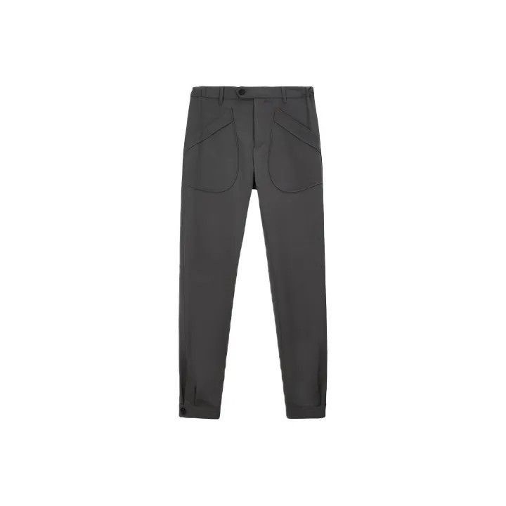 Lanvin Lanvin Casual Straight Pants in Elephant Gray -2508 Size US 27 - 1 Thumbnail
