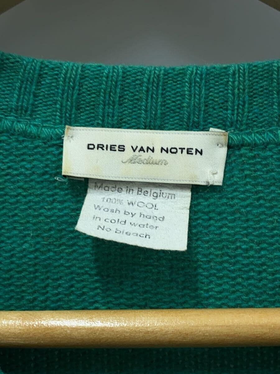 Dries Van Noten Argyle Zip Wool Knit Cardigan Size M / US 6-8 / IT 42-44 - 4 Thumbnail