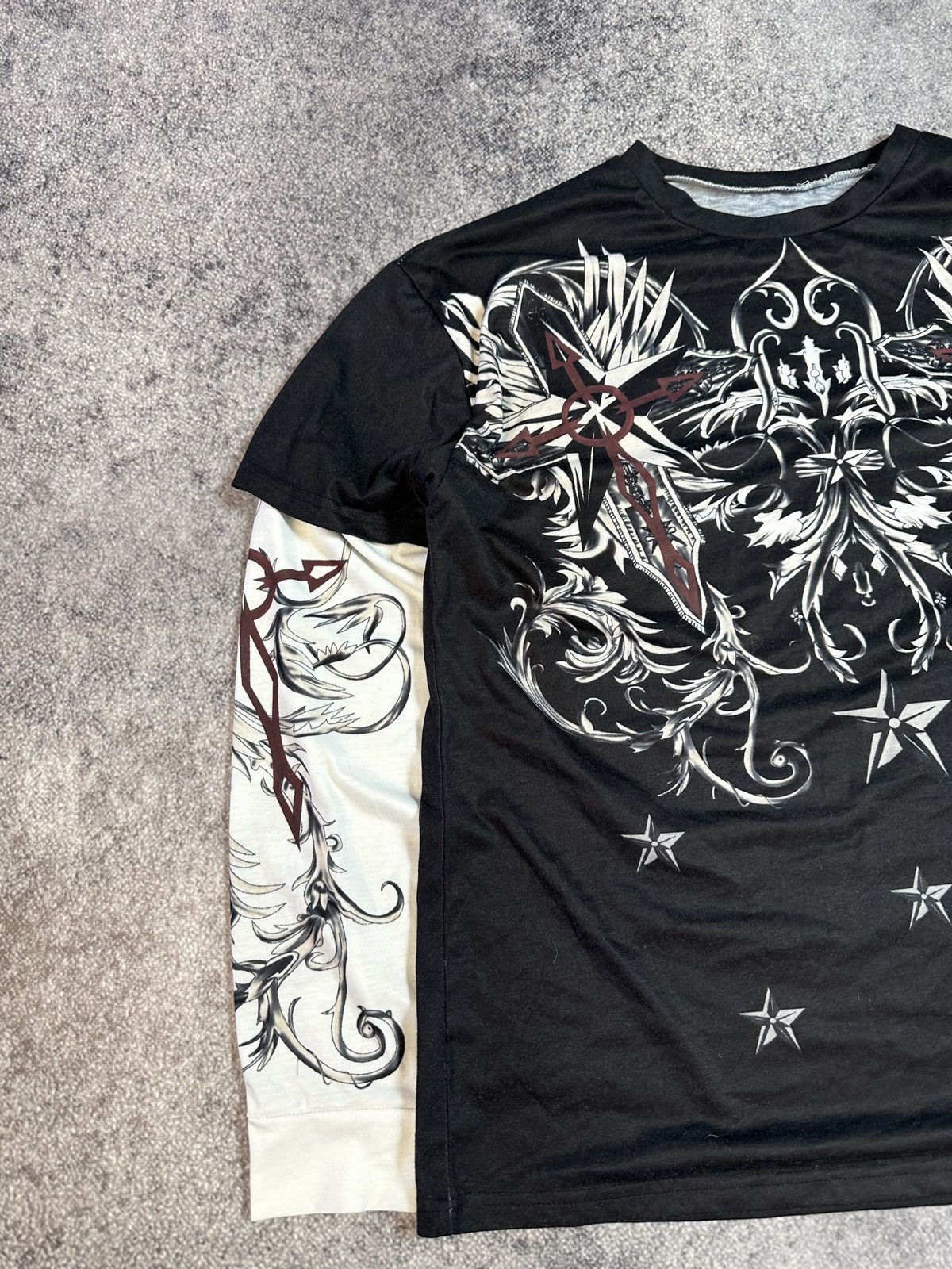 Other Y2K Style Affliction Logo Cross Long Sleeve Streetwear Opium Size US M / EU 48-50 / 2 - 2 Thumbnail