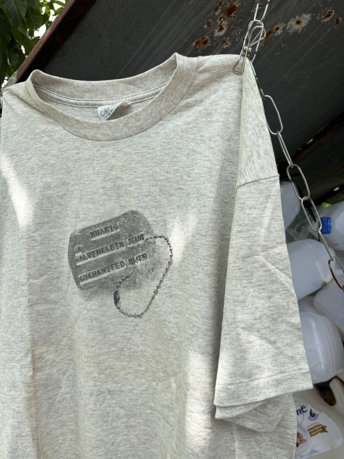 Calvin Klein Vintage Calvin Klein “Khakis” 90’s tee Size US XL / EU 56 / 4 - 2 Thumbnail