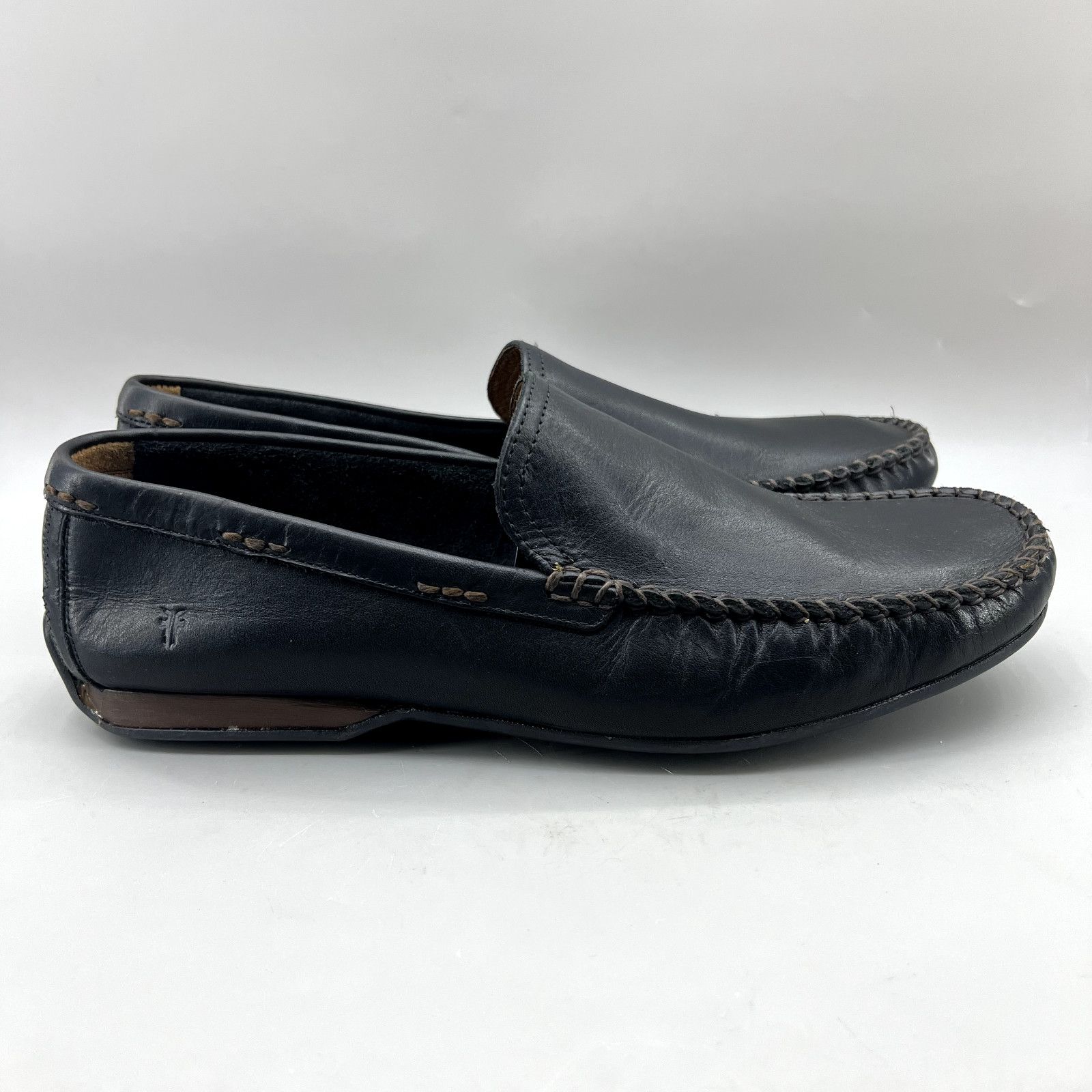Frye Frye Lewis Venetian Slip-On Moccasins Men Size 11.5 D Black Size US 11.5 / EU 44-45 - 1 Thumbnail