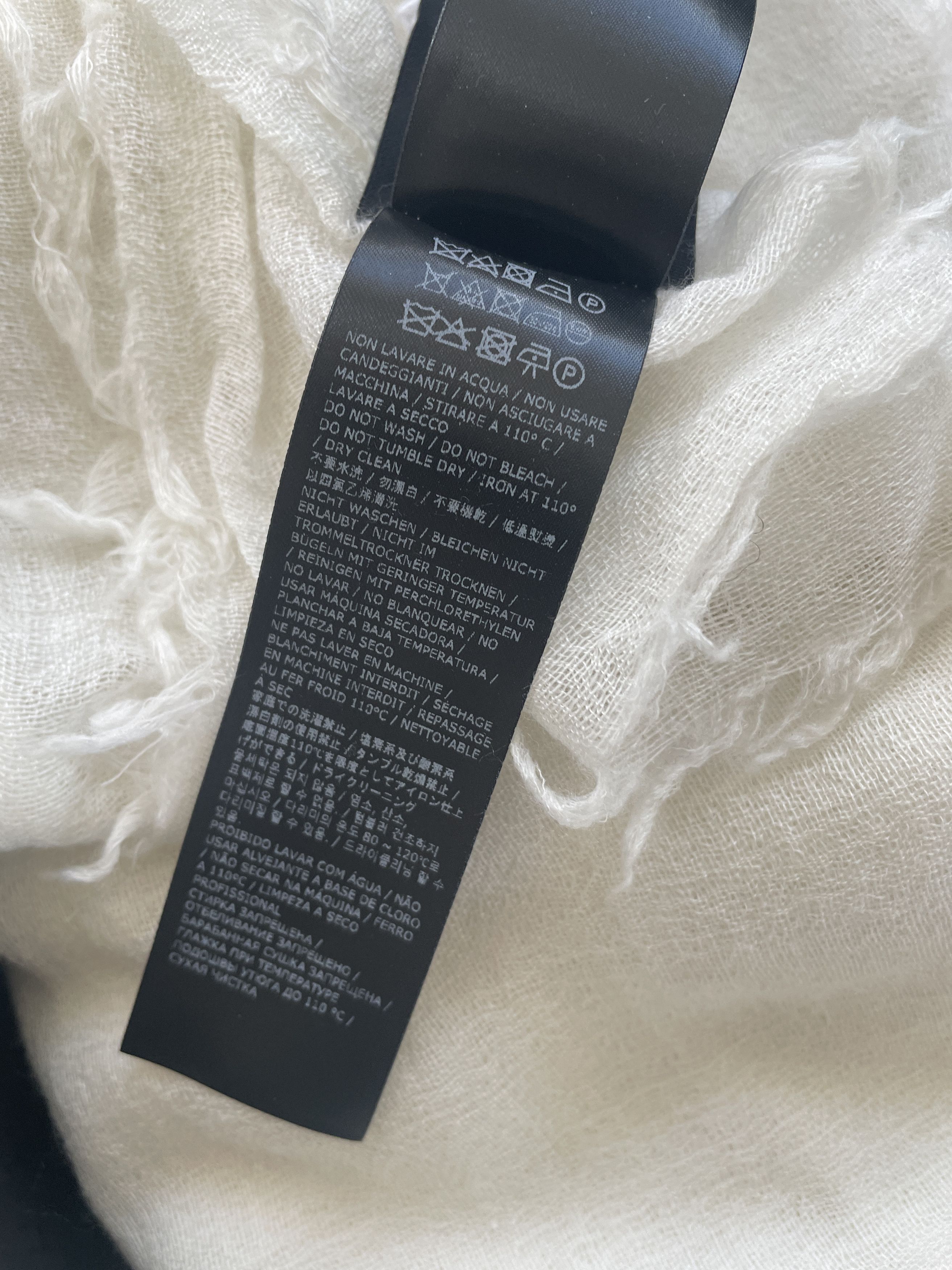 Ann Demeulemeester Sasha wool, silk, and cashmere scarf Size ONE SIZE - 9 Thumbnail