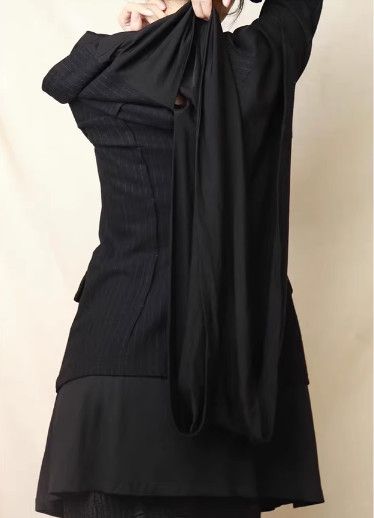 Other Kohshin Satoh 1990s Asymmetrical Deconstructed Patchwork Top Size XL / US 12-14 / IT 48-50 - 3 Thumbnail