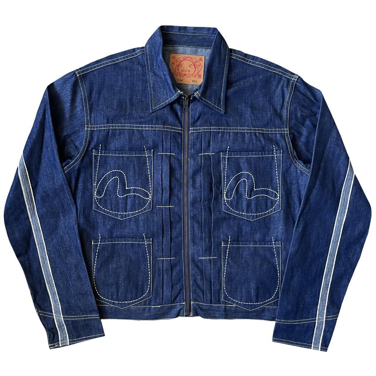 Evisu Evisu Seagull Denim Jacket Size US XL / EU 56 / 4 - 1 Thumbnail