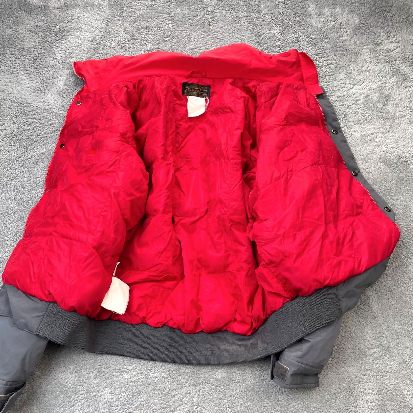Eddie Bauer VTG Eddie Bauer Jacket Mens L Gray Insulated Coat Goose Down Gore Tex Full Zip Jacket Size US L / EU 52-54 / 3 - 5 Thumbnail