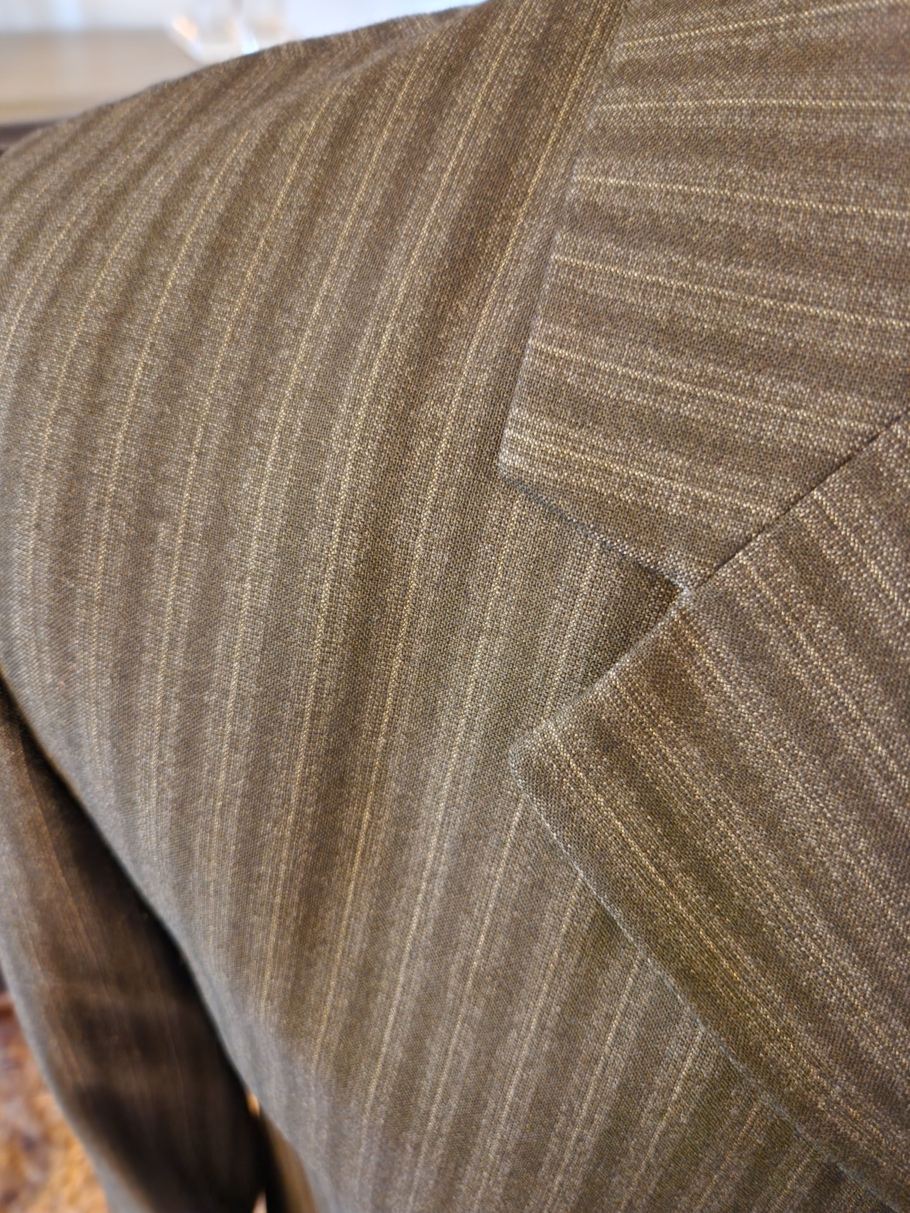 Springfield Vintage 90's Wool Blend Striped Blazer Size 40L - 3 Thumbnail