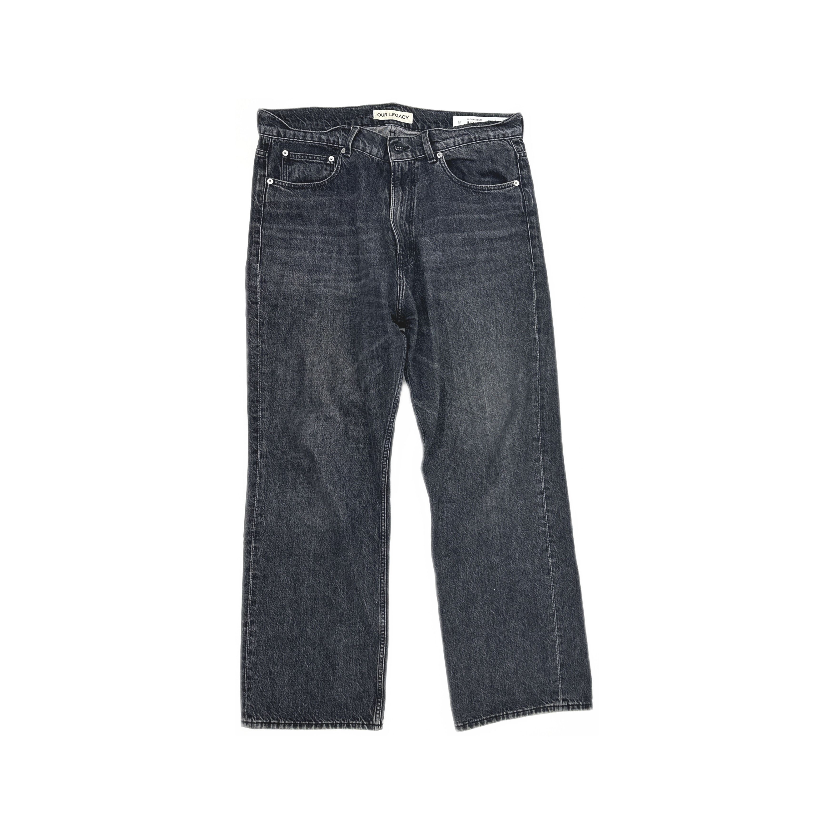 Our Legacy Our Legacy Super Bleach Black Third Cut Jeans | Grailed