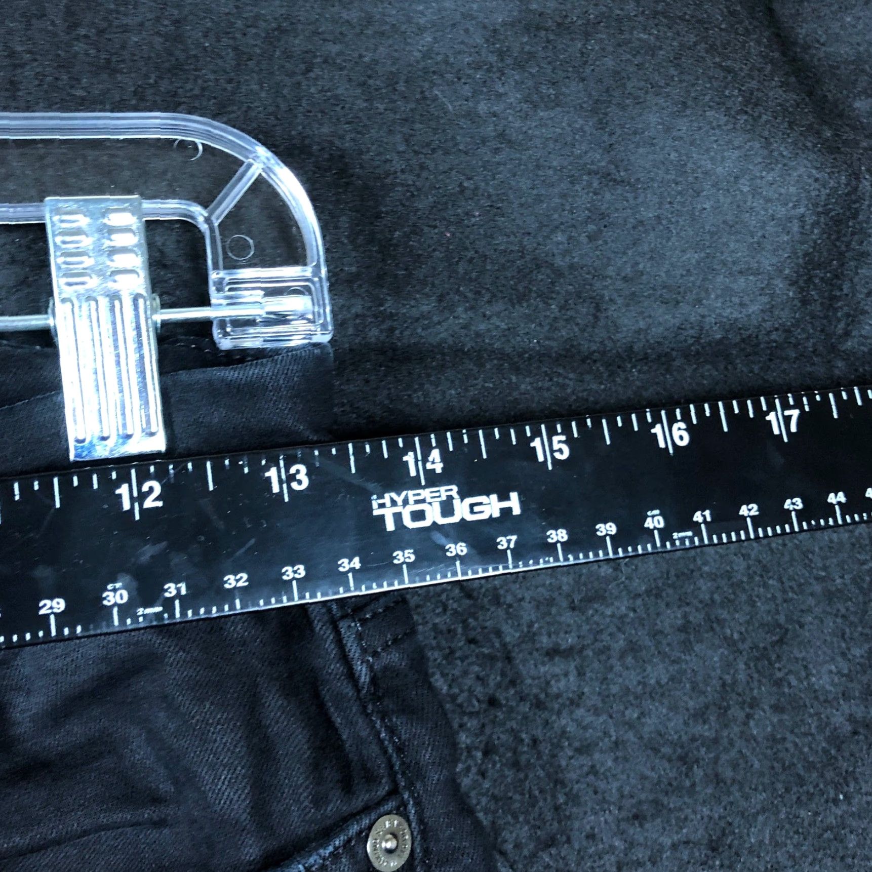 7 For All Mankind VINTAGE 7 For All Mankind Jeans Womens Black B(air) The Ankle Skinny Distress Stretch 26 Size 26" / US 2 / IT 38 - 6 Thumbnail