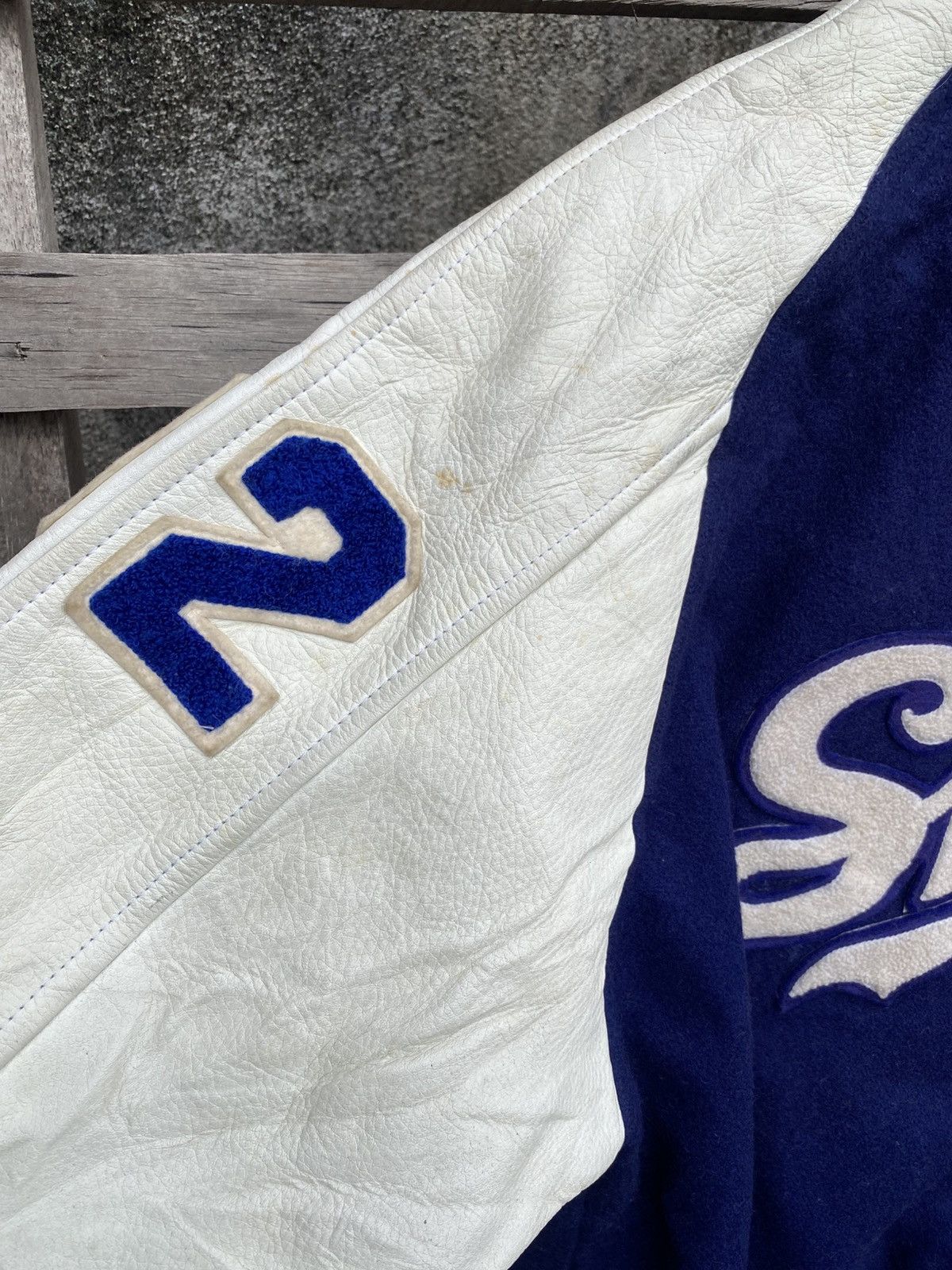Japanese Brand Vintage Varsity Jacket - Shodai Size US M / EU 48-50 / 2 - 19 Thumbnail