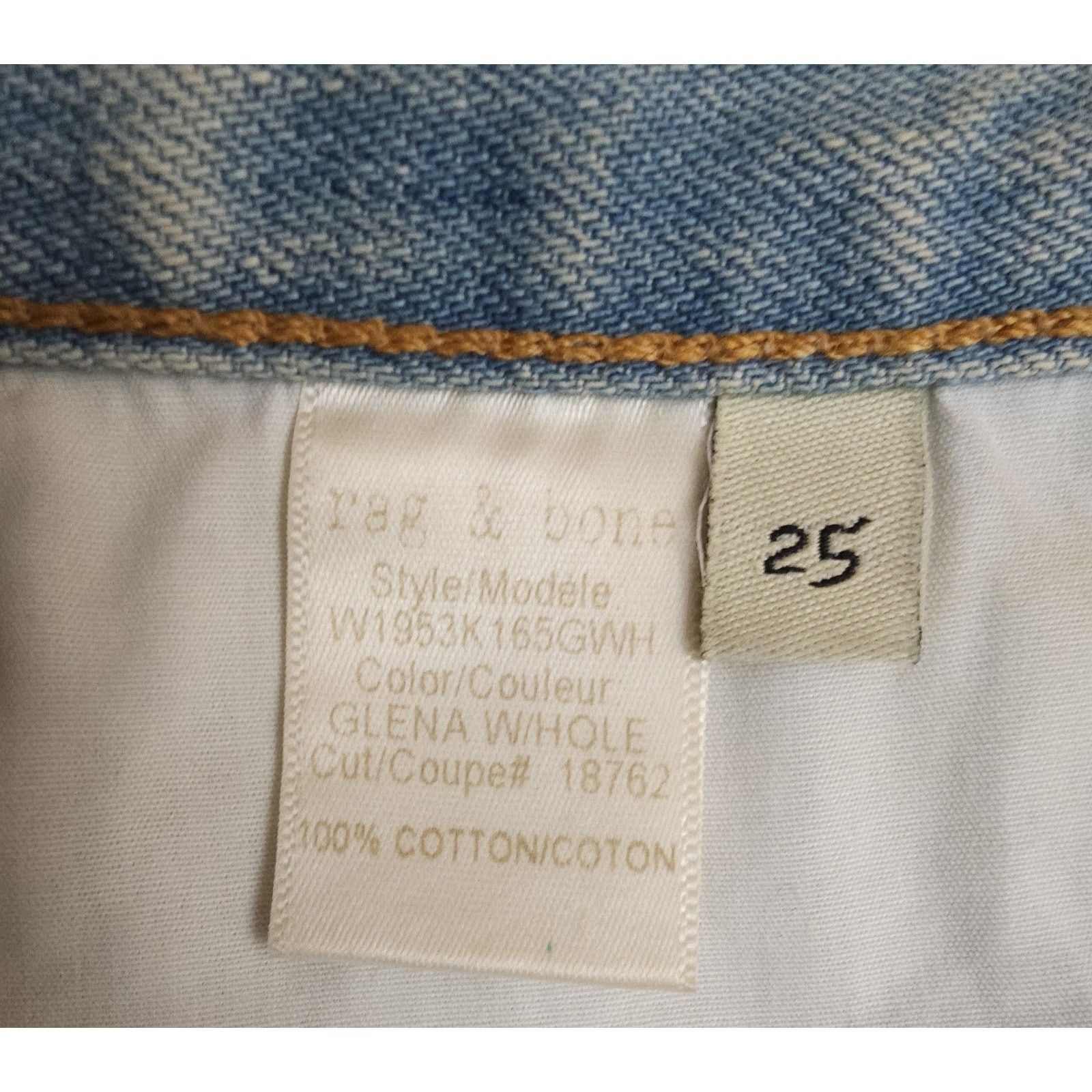 Rag & Bone Rag & Bone Womens Denim Justine Shorts Distressed Frayed Hem Size 25" / US 0 / IT 36 - 9 Thumbnail