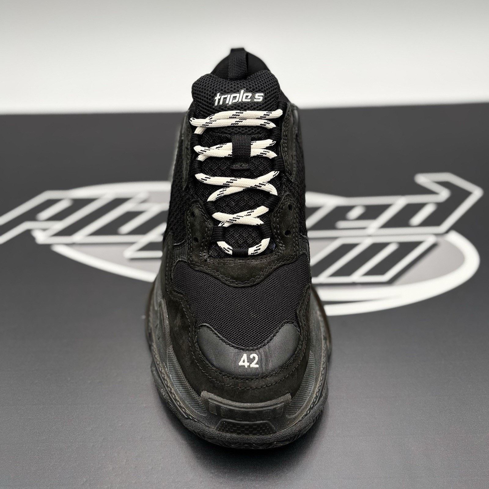 Balenciaga Balenciaga Triple S ' Black ' | GOOD CONDITION! Size US 9 / EU 42 - 5 Thumbnail