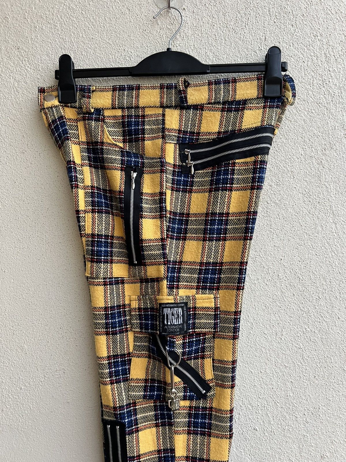 Seditionaries VTG Seditionaries Tiger Alt London Tartan Bondage Trouser Size US 31 - 20 Thumbnail