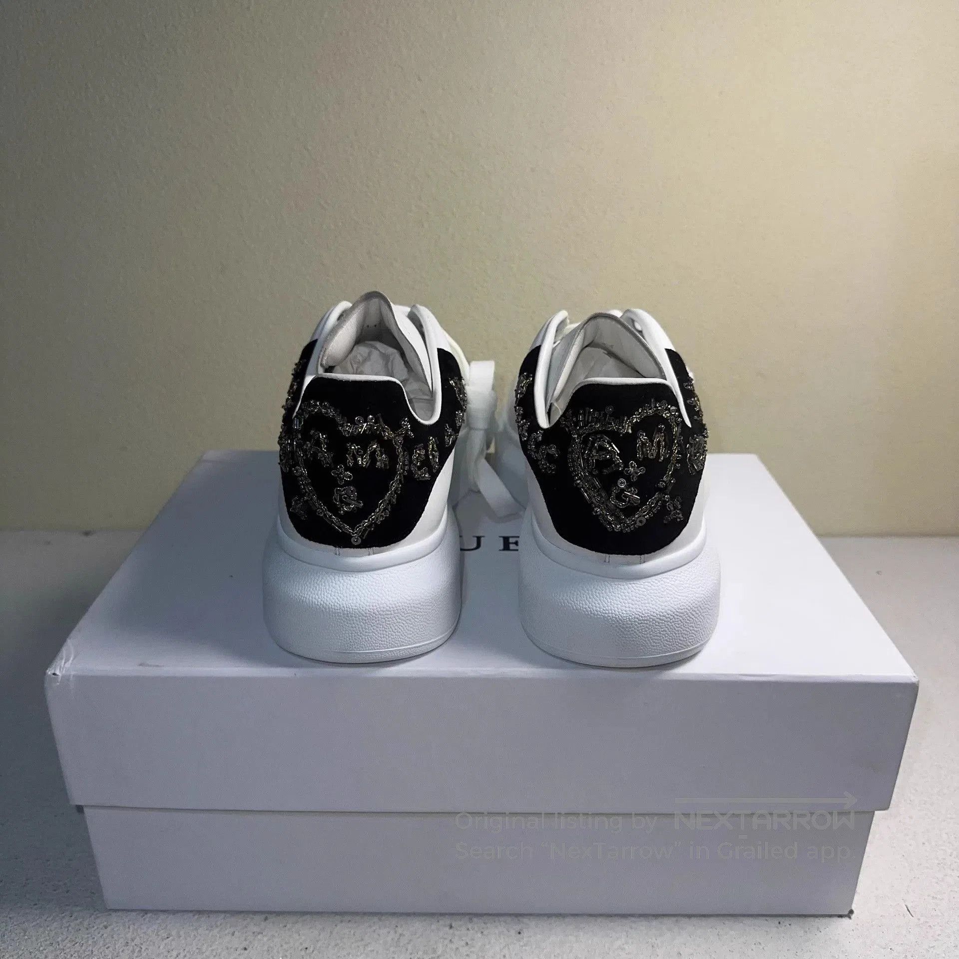 Alexander McQueen White Platform Low-Top Sneakers Size 10. Size US 10 / EU 43 - 3 Thumbnail