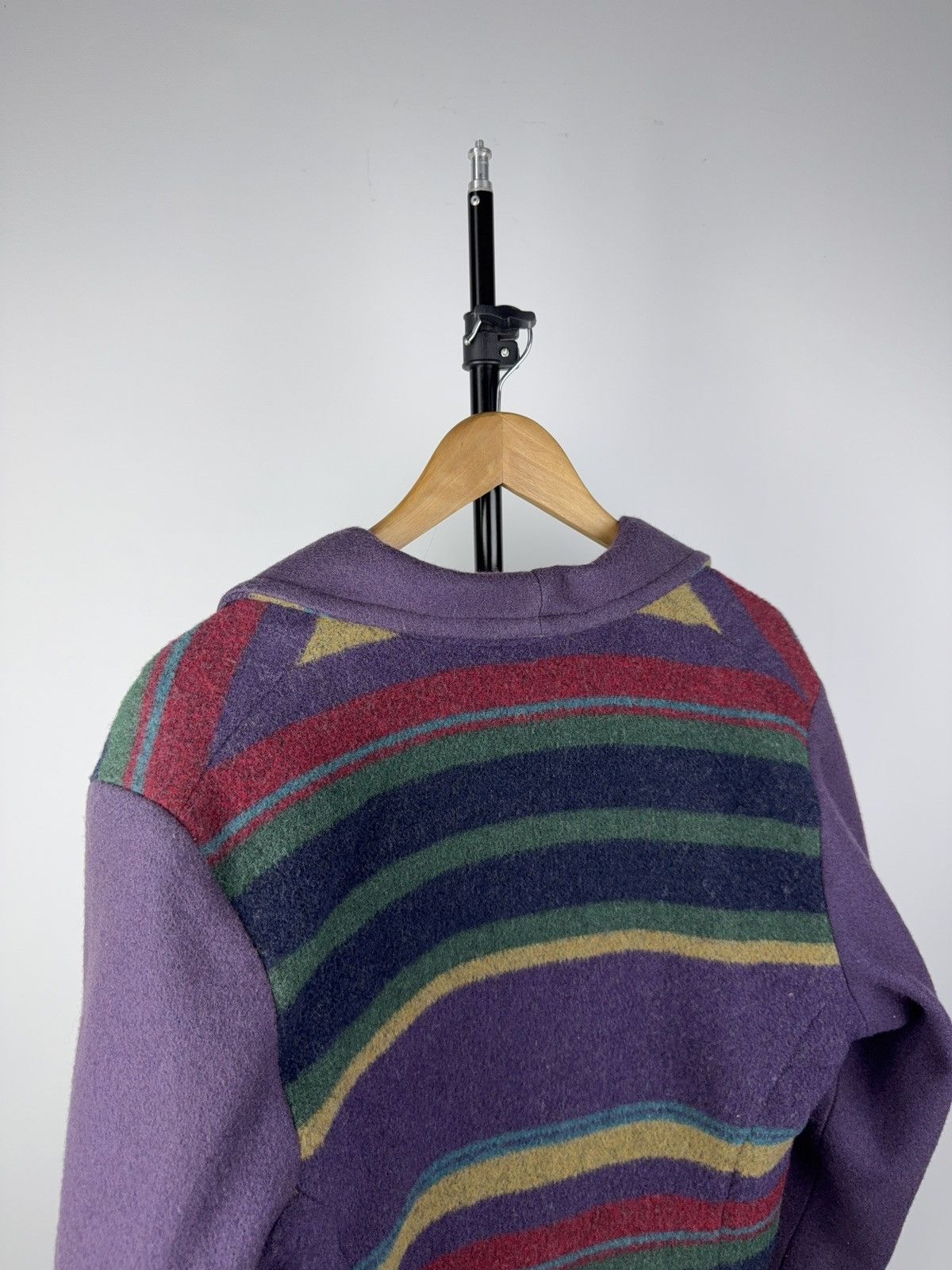 Other Vintage 90s Mid West Wool Jacket Western Striped Canada Size M / US 6-8 / IT 42-44 - 8 Thumbnail