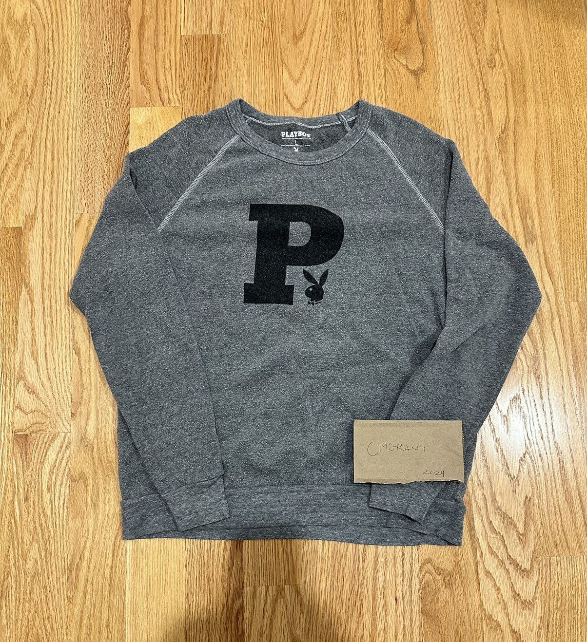 Playboy Playboy Magazine Merch Crewneck Sweatshirt Bunny Vintage Size US L / EU 52-54 / 3 - 2 Thumbnail