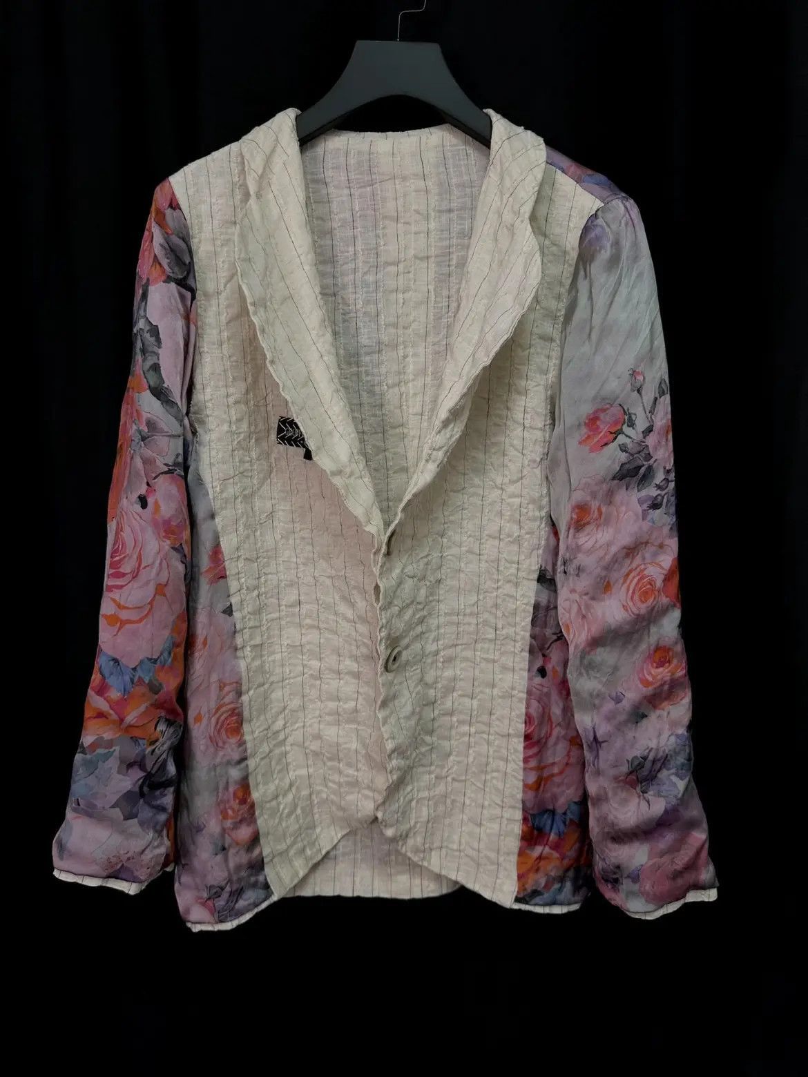Geoffrey B. Small Geoffrey B. Small Geoffrey B.Small Linen & Silk Stripe Bla Size US M / EU 48-50 / 2 - 3 Thumbnail