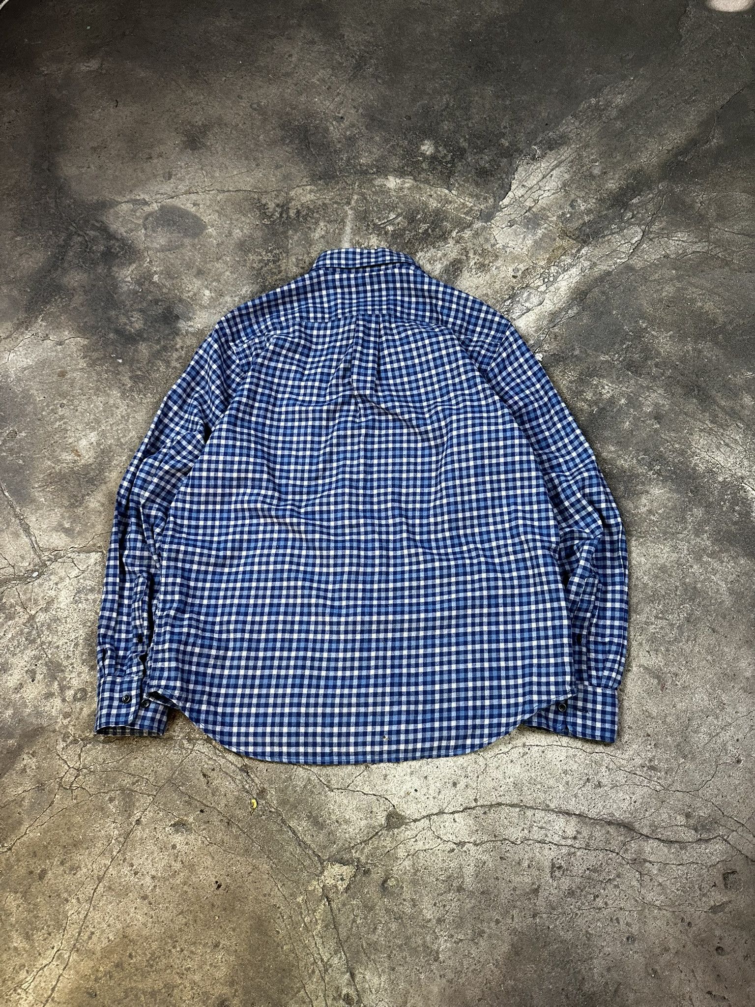 Uniqlo Uniqlo Checked Flannel Button Up Shirt Size US M / EU 48-50 / 2 - 3 Thumbnail