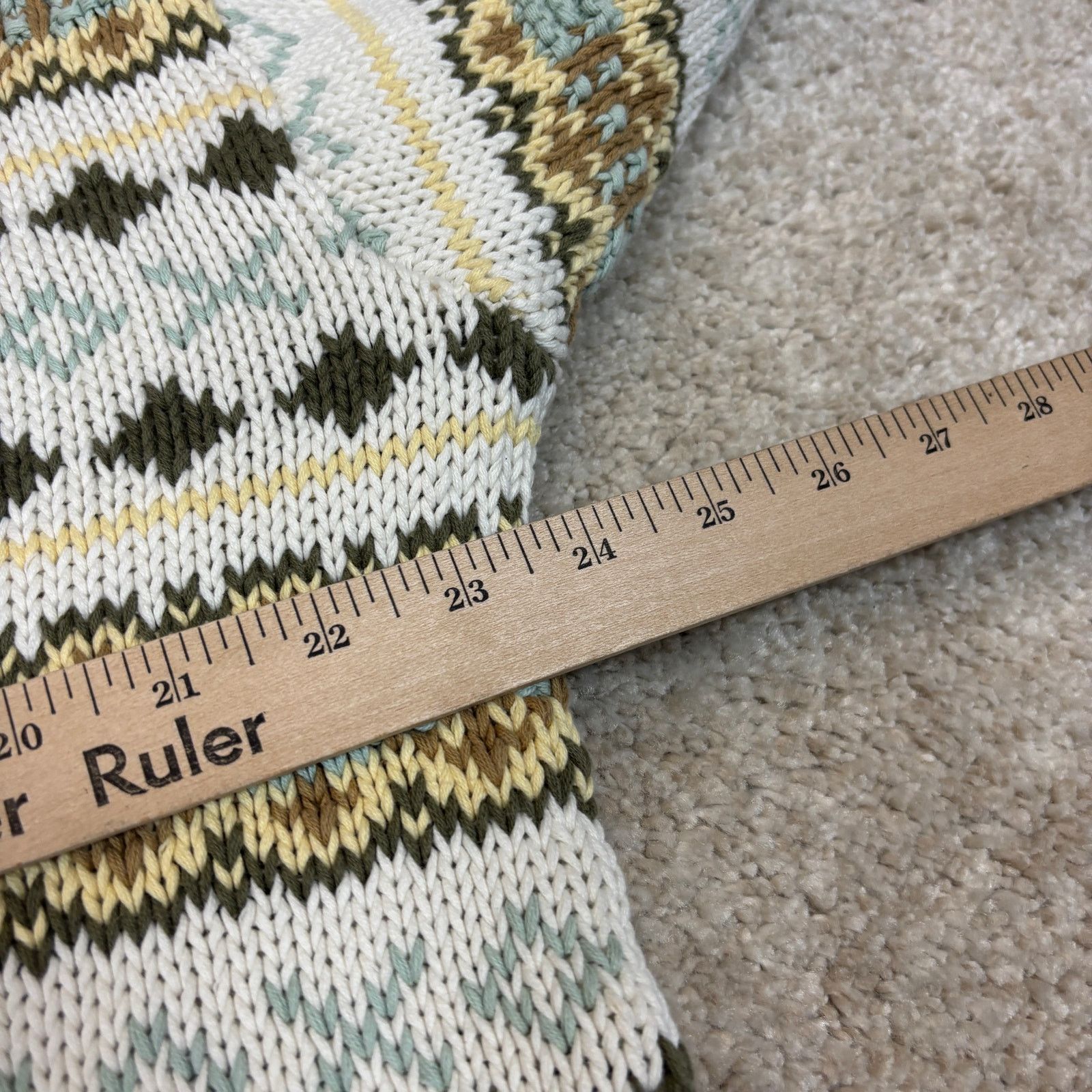 Gap × Vintage Vintage Gap Fair Isle Chunky Knit Fisherman Sweater Men's L Size US L / EU 52-54 / 3 - 5 Thumbnail