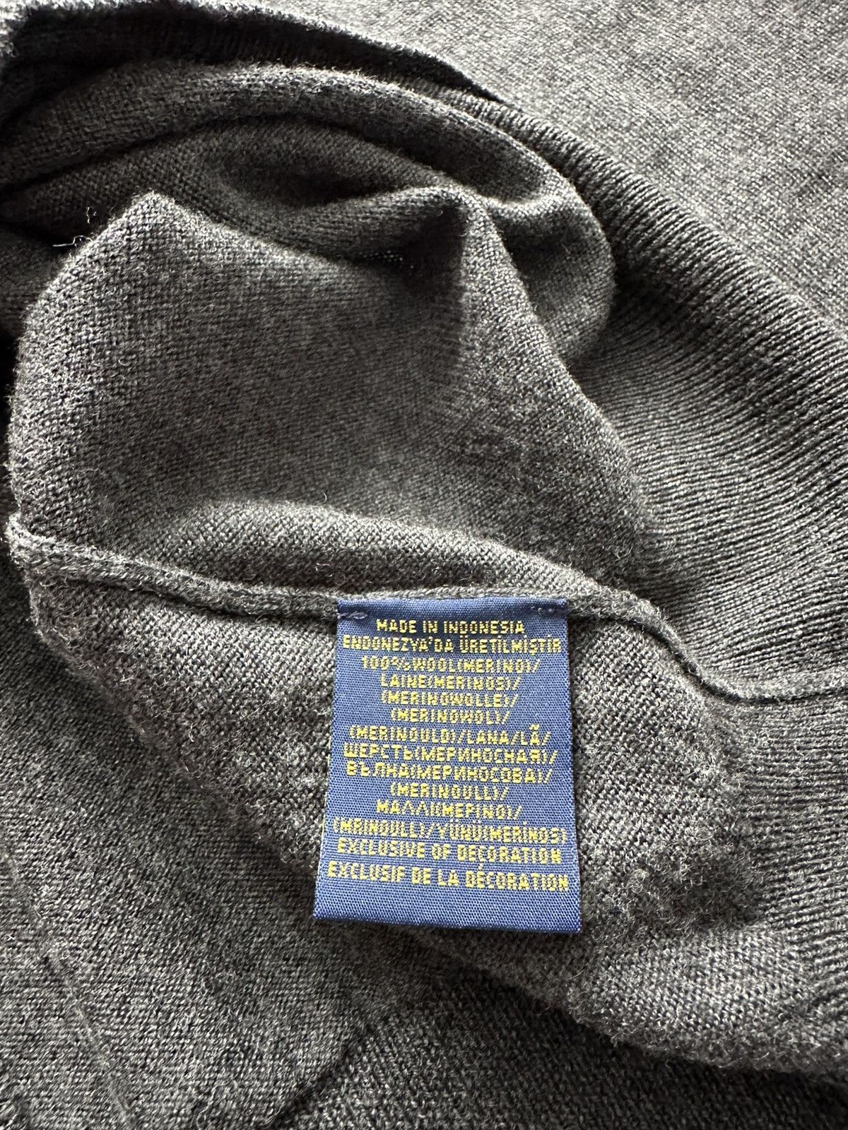 Polo Ralph Lauren × Vintage Sweater Polo Ralph Lauren Vintage size L V-neck Size US L / EU 52-54 / 3 - 10 Thumbnail