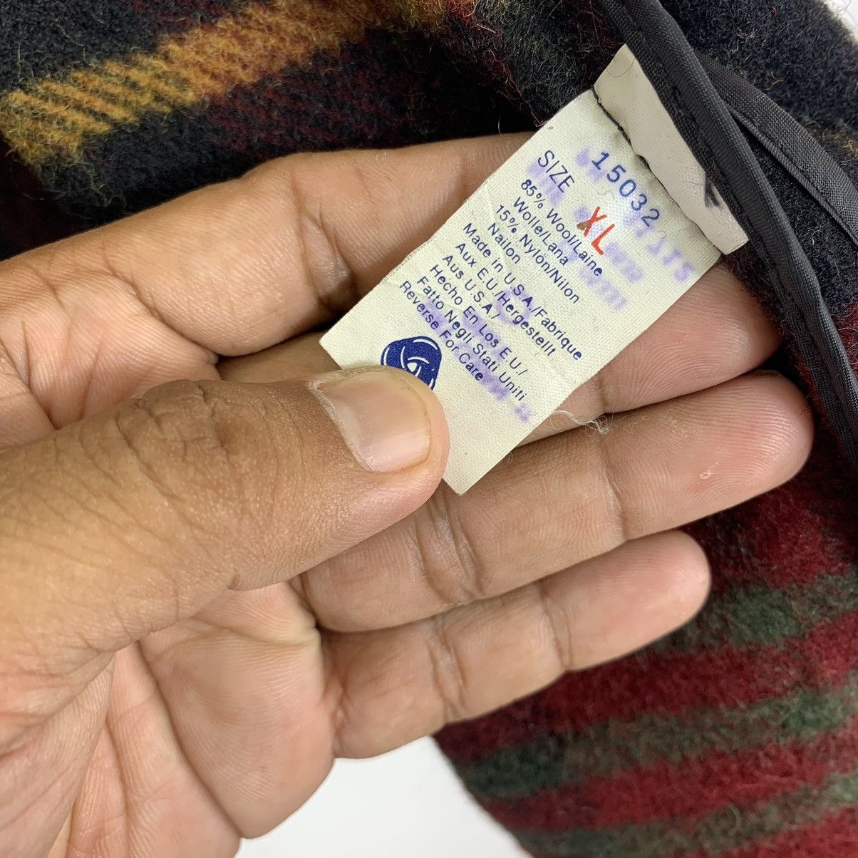 Vintage × Woolrich Woolen Mills Vintage 80s Woolrich Woolen Mills Tartan Wool Button Jacket Size US XL / EU 56 / 4 - 10 Thumbnail
