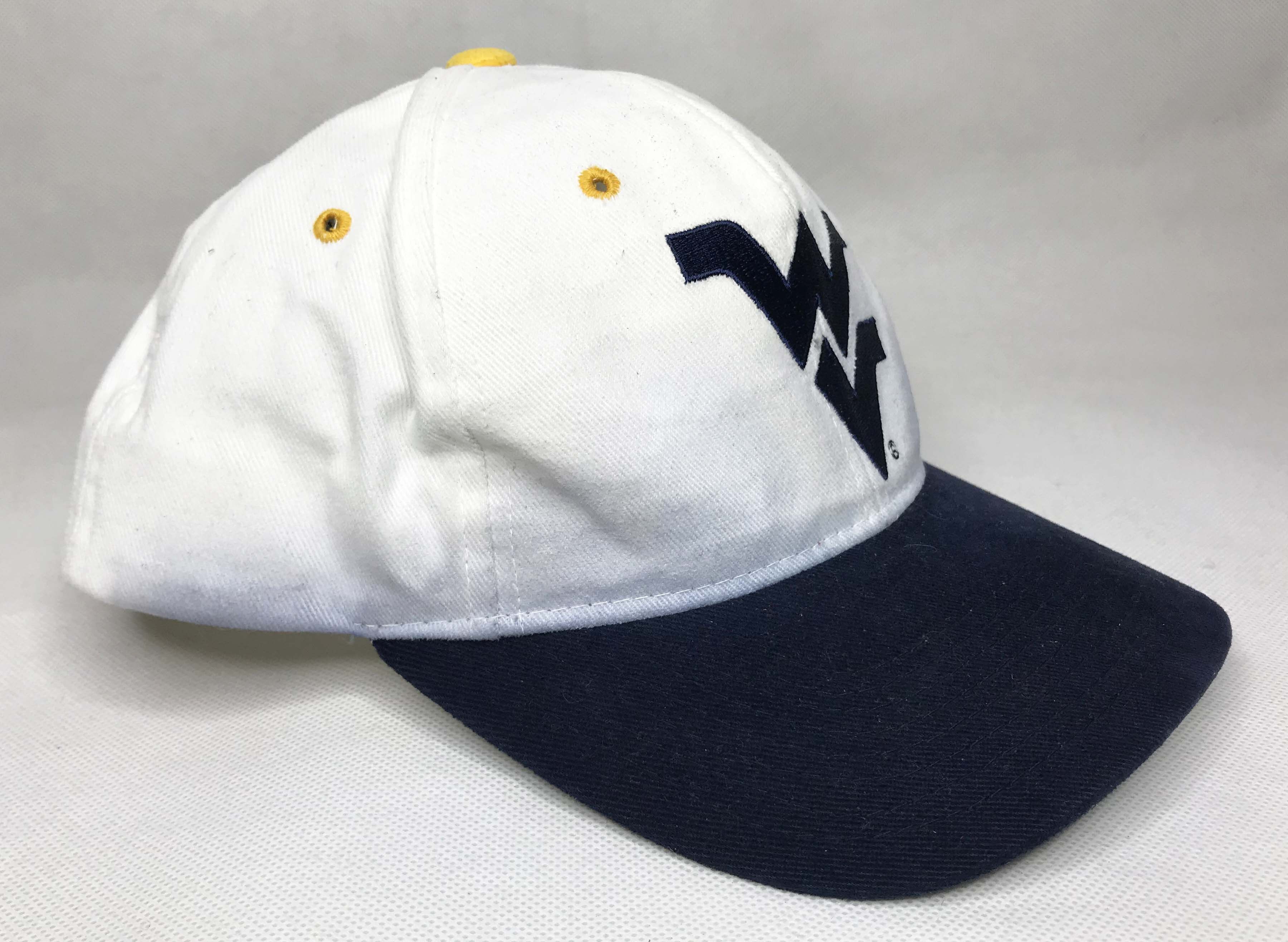 NCAA × Starter × Vintage Vintage Starter West Virginia Mountaineers WV Snapback Cap Size ONE SIZE - 4 Thumbnail