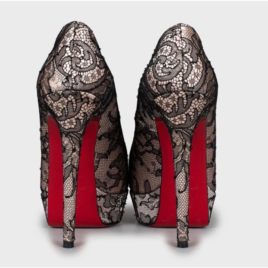 Christian Louboutin Christian Louboutin Wedge Heels - Sz 36 EU Size US 5 / IT 35 - 4 Thumbnail