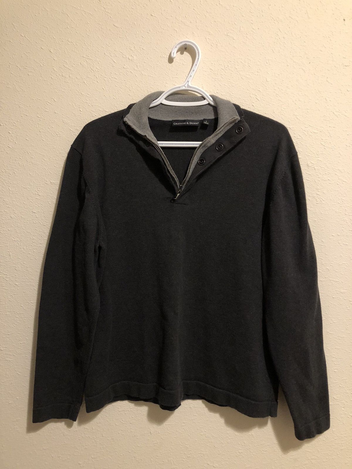 Vintage Vintage Skate Y2K 1/4 Zip Pullover Sweater Sweatshirt Size US L / EU 52-54 / 3 - 1 Thumbnail