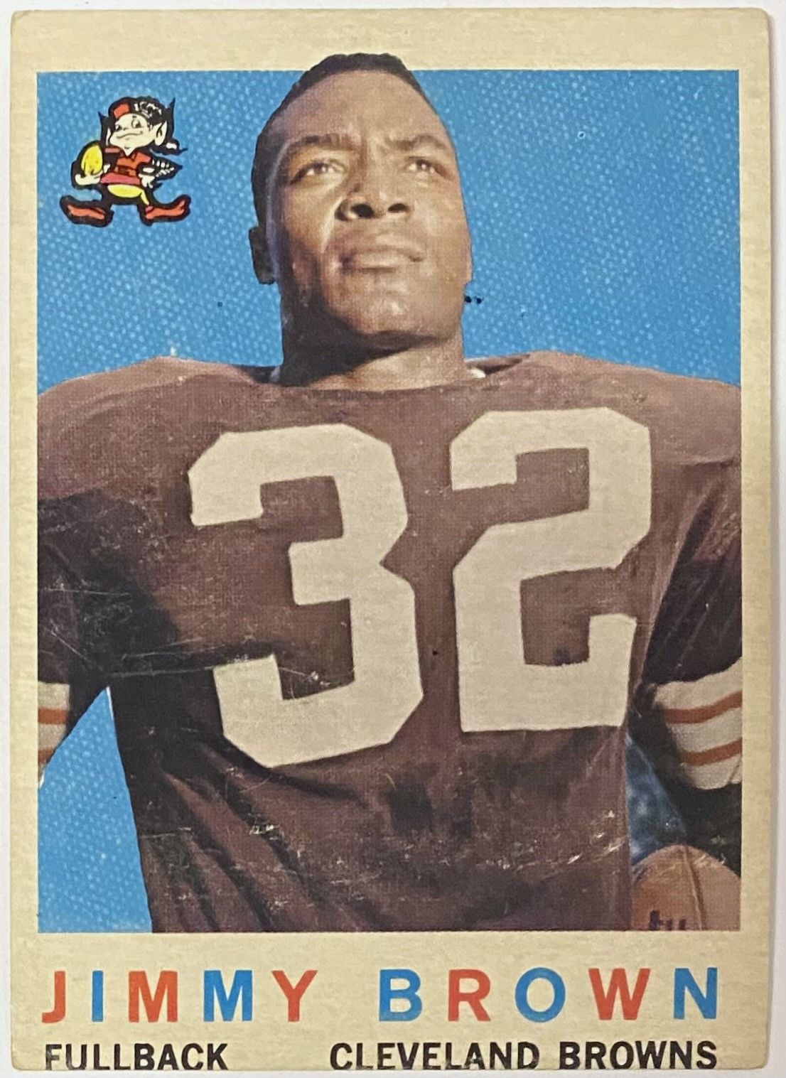 Authentic Cleveland Browns Jim Brown Reebok Throwback Jersey
