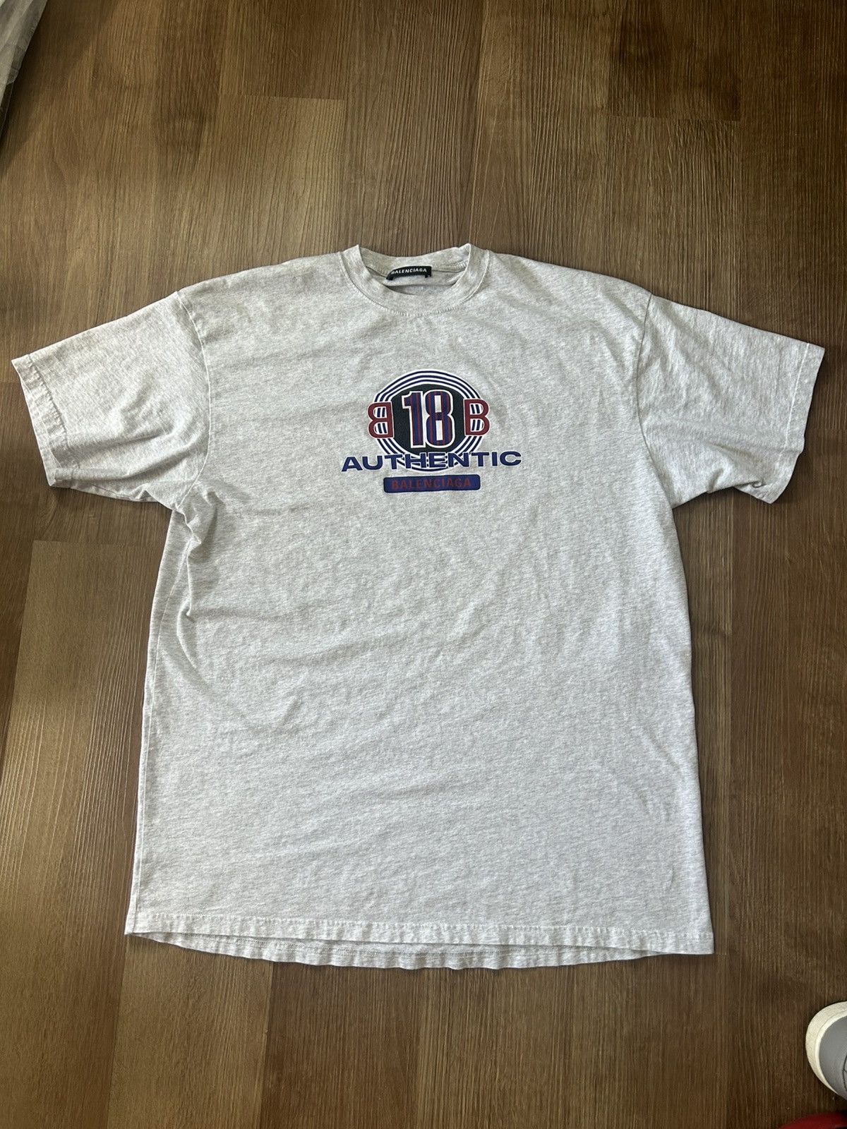 Balenciaga Authentic Tee Grey SS17