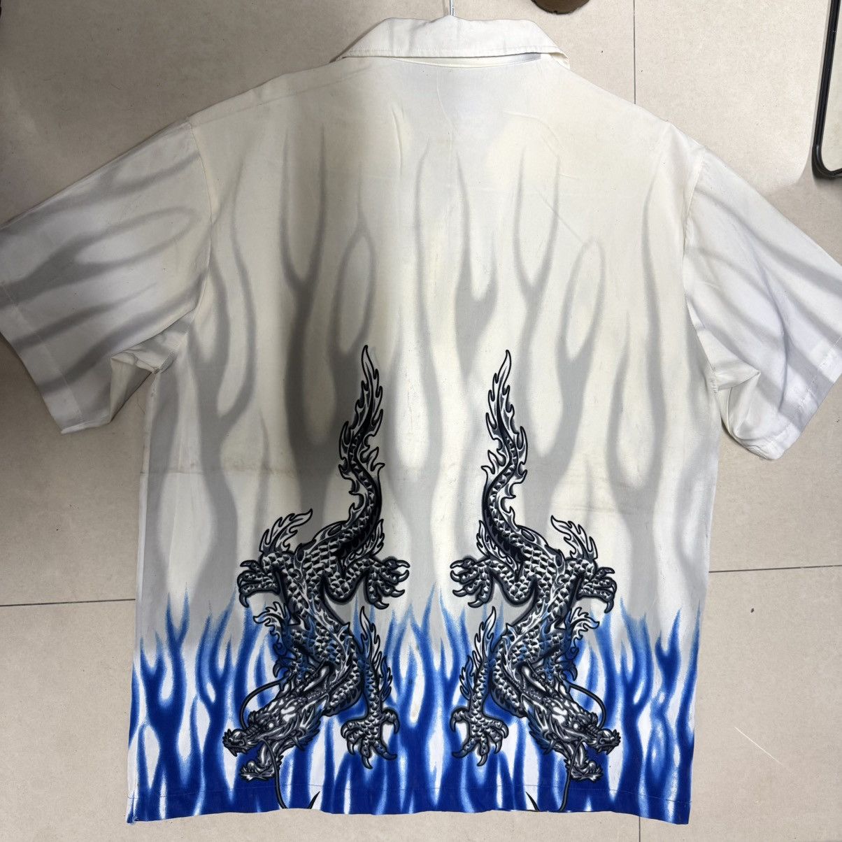 JNCO C-Two Jnco style dragon flame short sleeve t-shirt Size US L / EU 52-54 / 3 - 2 Thumbnail