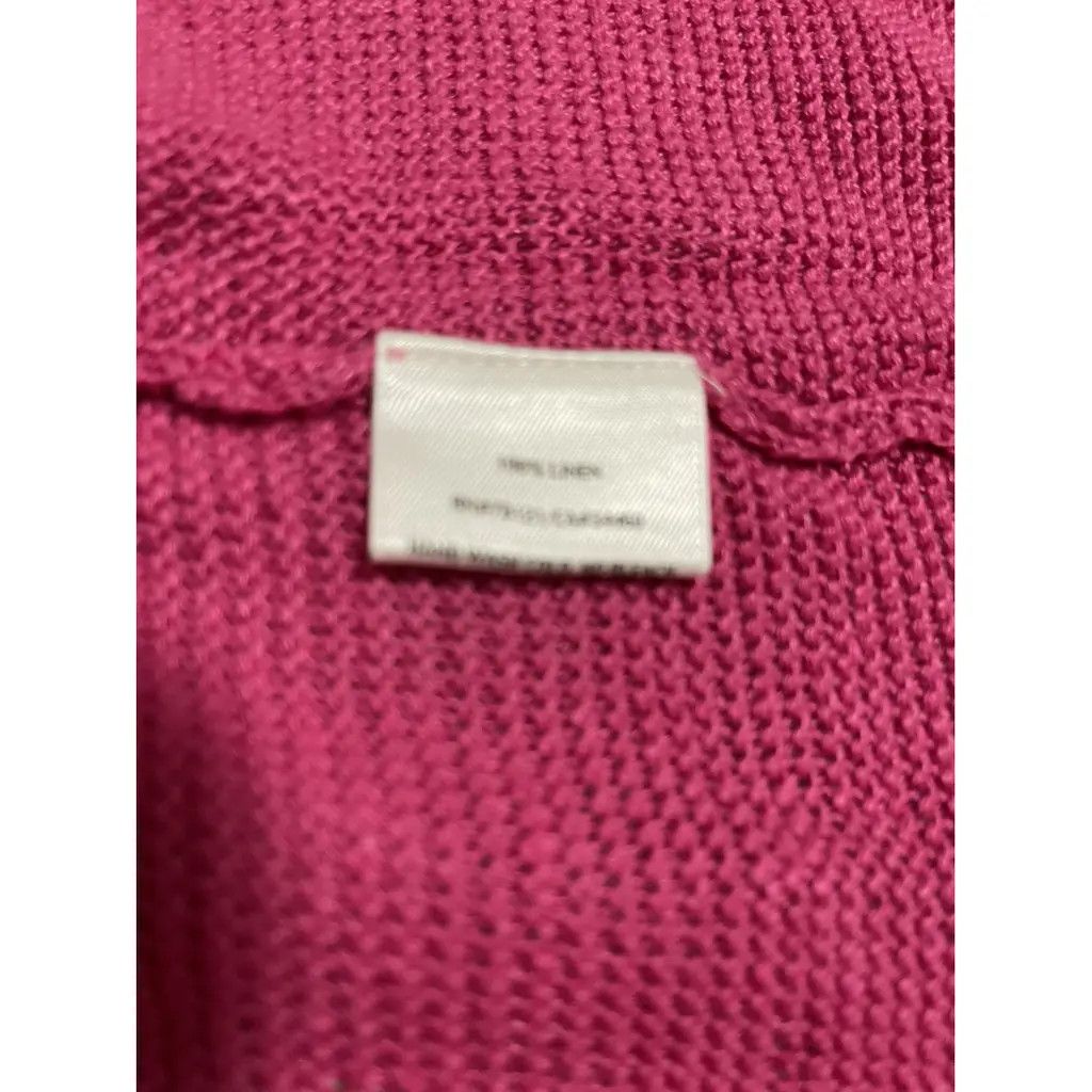 Eileen Fisher Eileen Fisher Pink Linen Wrap Top (XS) Size XS / US 0-2 / IT 36-38 - 5 Thumbnail