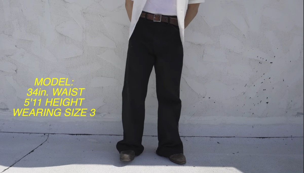 Somar × Staatsballett × Unsound Rags Nicholasaguas Raw Wide Leg Jovo Jeans v2 Size US 33 - 5 Thumbnail