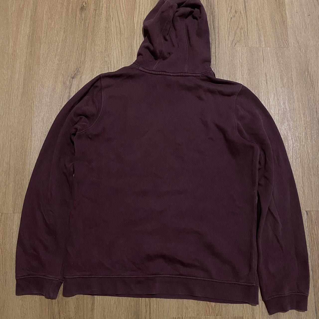 Nike Burgundy Nike hoodie with white accents Sportswear Size US S / EU 44-46 / 1 - 3 Thumbnail