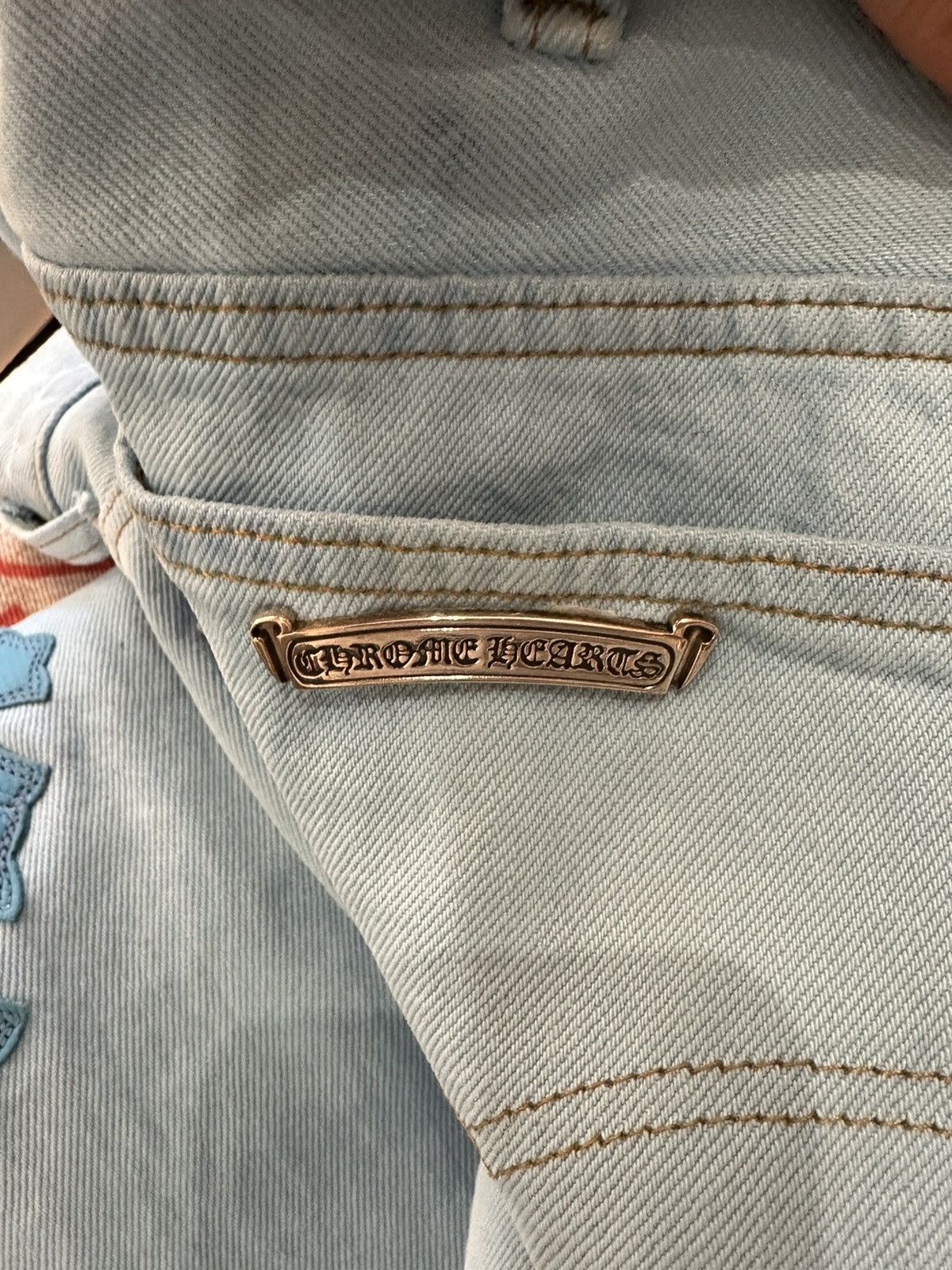 Chrome Hearts CHROME HEARTS DRAKE BABYBLUE LEVI CROSS JEANS XXXL 38 40 Size US 38 / EU 54 - 20 Thumbnail