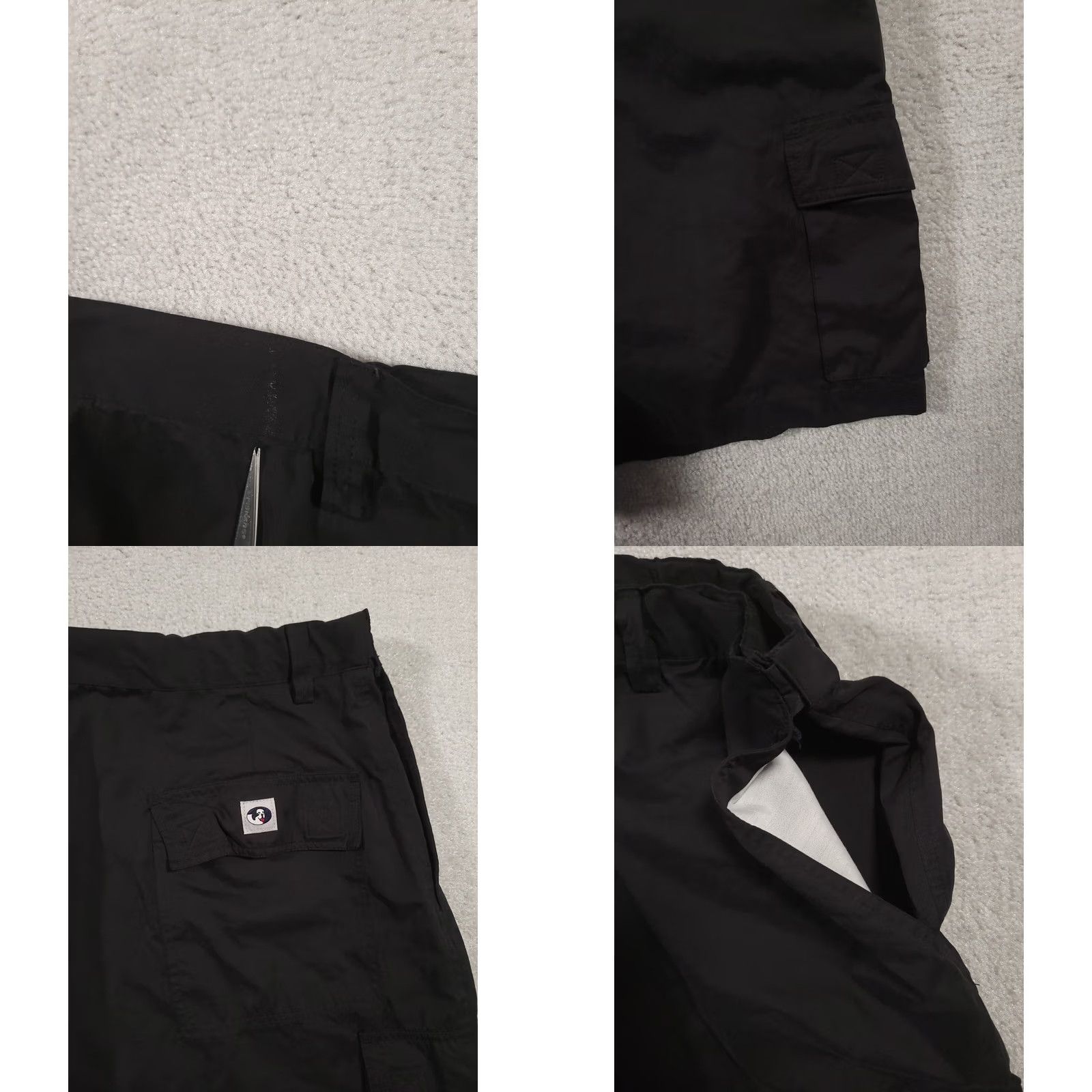 Big Dogs Big Dogs Shorts Mens 1X Cargo Pockets Black 90s Size US 36 / EU 52 - 8 Thumbnail
