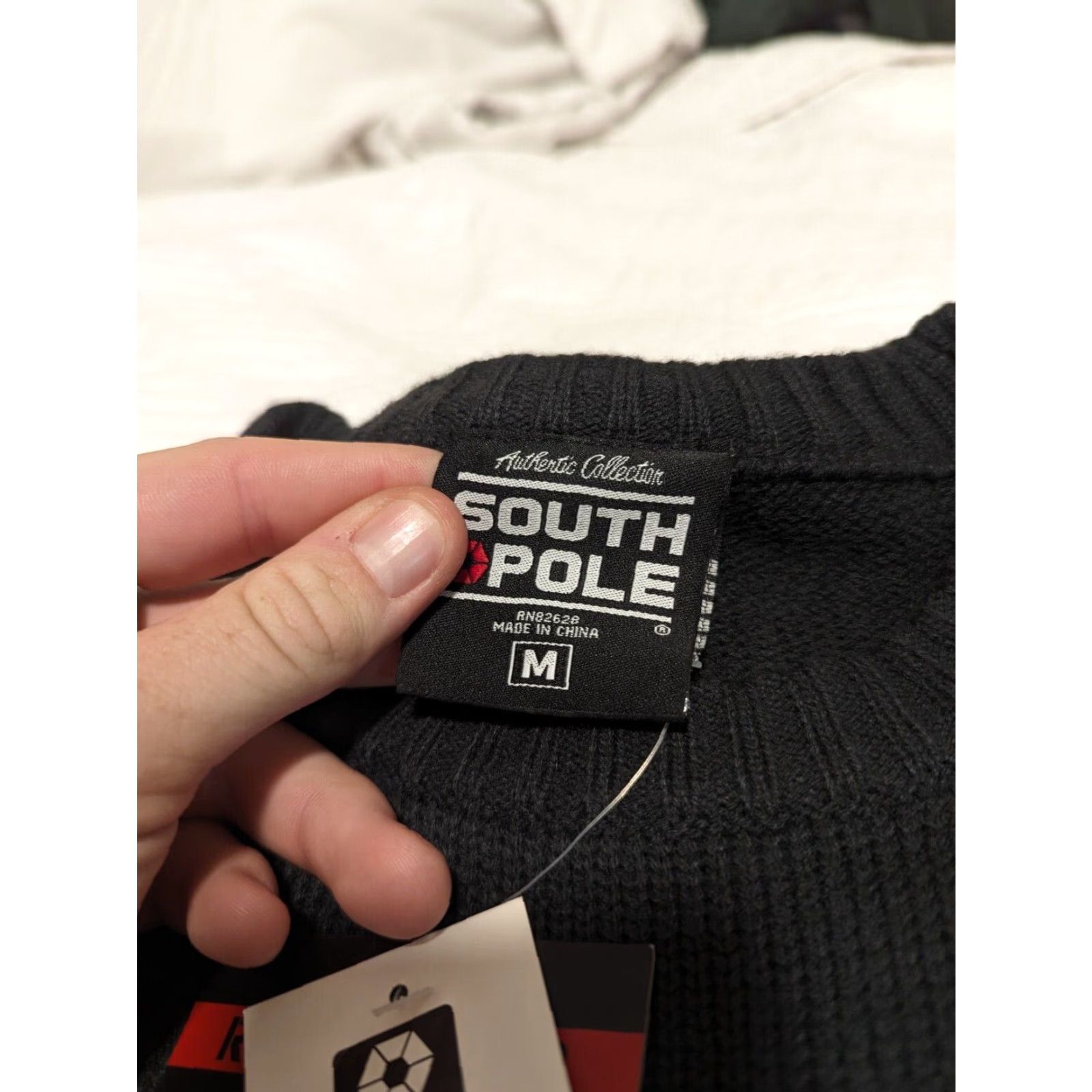 Southpole SouthPole Sweater Mens Pullover Knit Long Sleeve Striped Crew Neck Blue Sz M Size US M / EU 48-50 / 2 - 4 Thumbnail