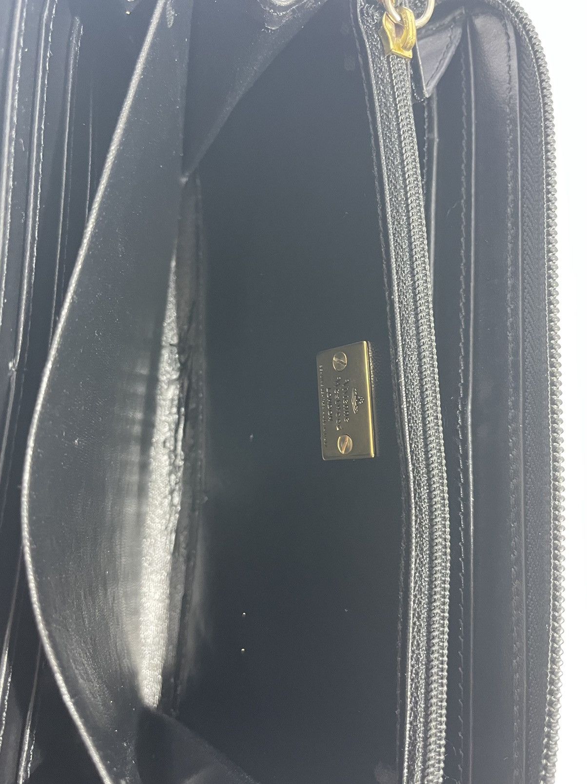 Vivienne Westwood Patent Leather Ribbon Long Wallet Size ONE SIZE - 14 Thumbnail