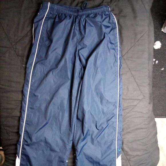 Nike × Vintage Vintage Nike Striped Mesh Lined Wind Pants Joggers Trainers Size US 32 / EU 48 - 2 Thumbnail