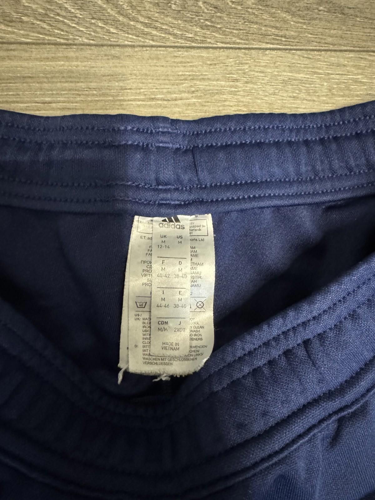 Adidas Adidas Track Pants Mens Large Navy Blue 3 Stripe Jogger Size US 32 / EU 48 - 6 Thumbnail