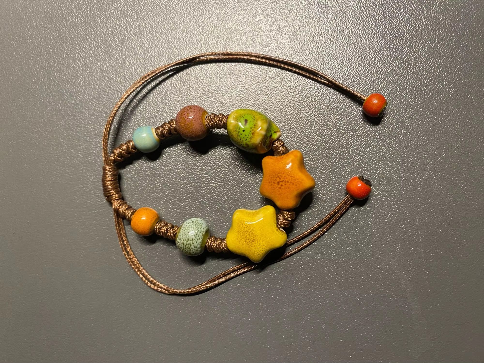 Handmade Star Ceramic Bracelet Handmade Jewelry Gift For Her Size ONE SIZE - 1 Thumbnail