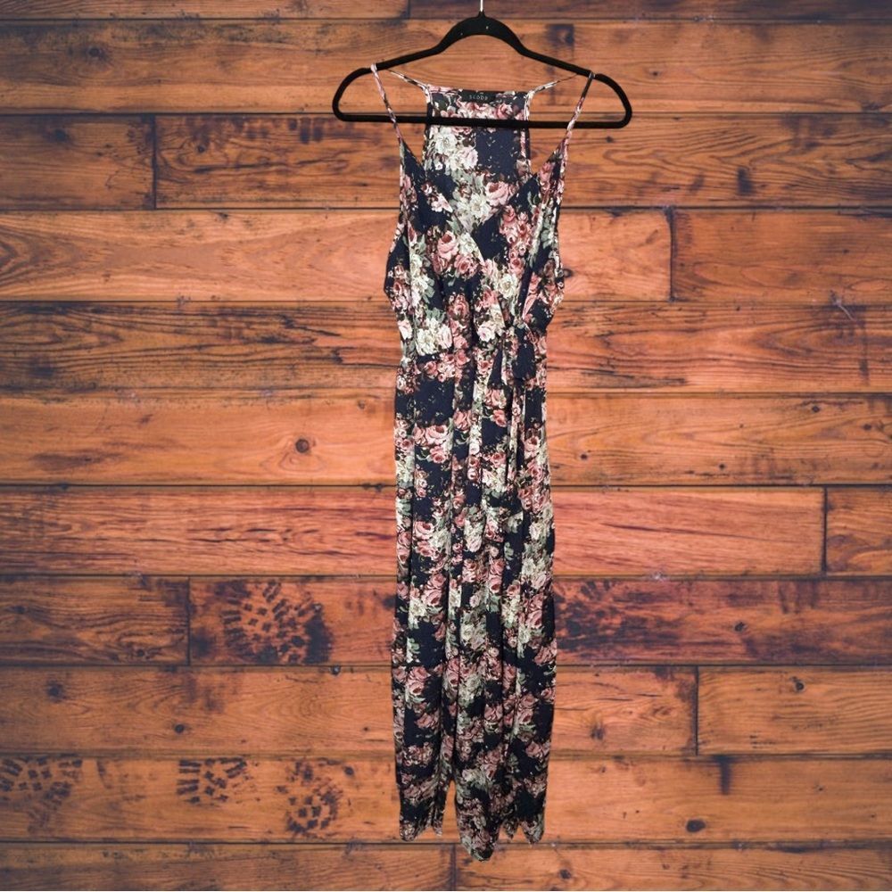 Other Scobe Floral Halter Maxi Dress Large Size L / US 10 / IT 46 - 1 Thumbnail