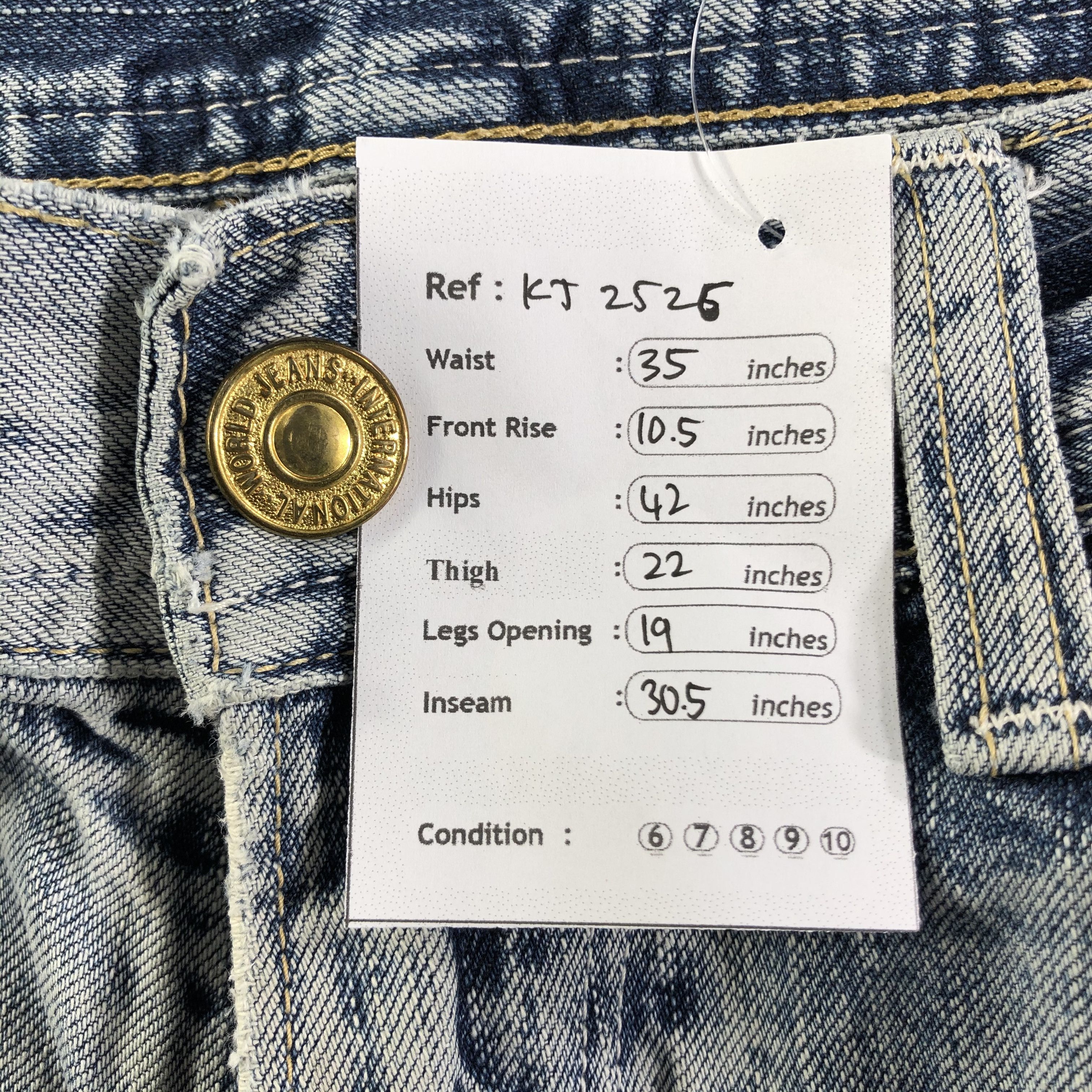 Japanese Brand Japanese Denim Craft Jeans Flare Denim KJ2526 Size US 33 - 10 Thumbnail