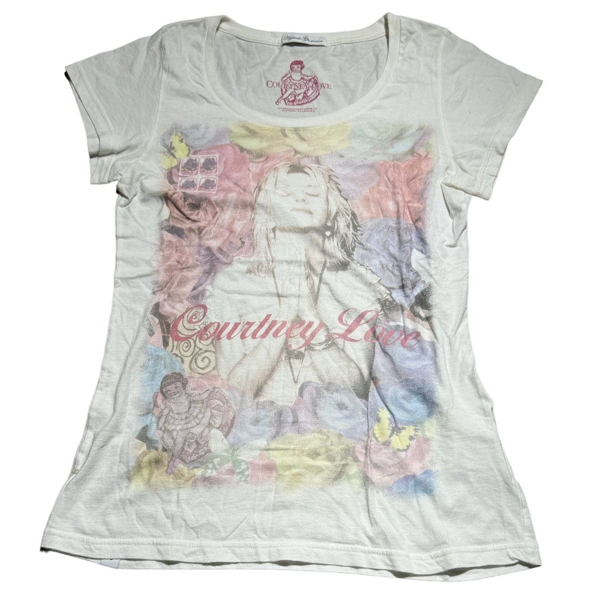 image of Hysteric Glamour Courtney Love Tee in White, Women's