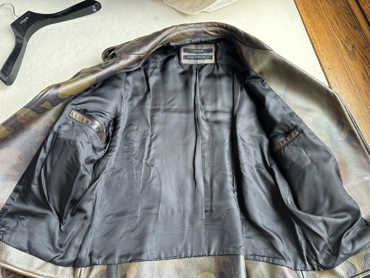 Pyer Moss The grail Pyer Moss camouflage camo biker leather jacket XL Size US XL / EU 56 / 4 - 12 Thumbnail